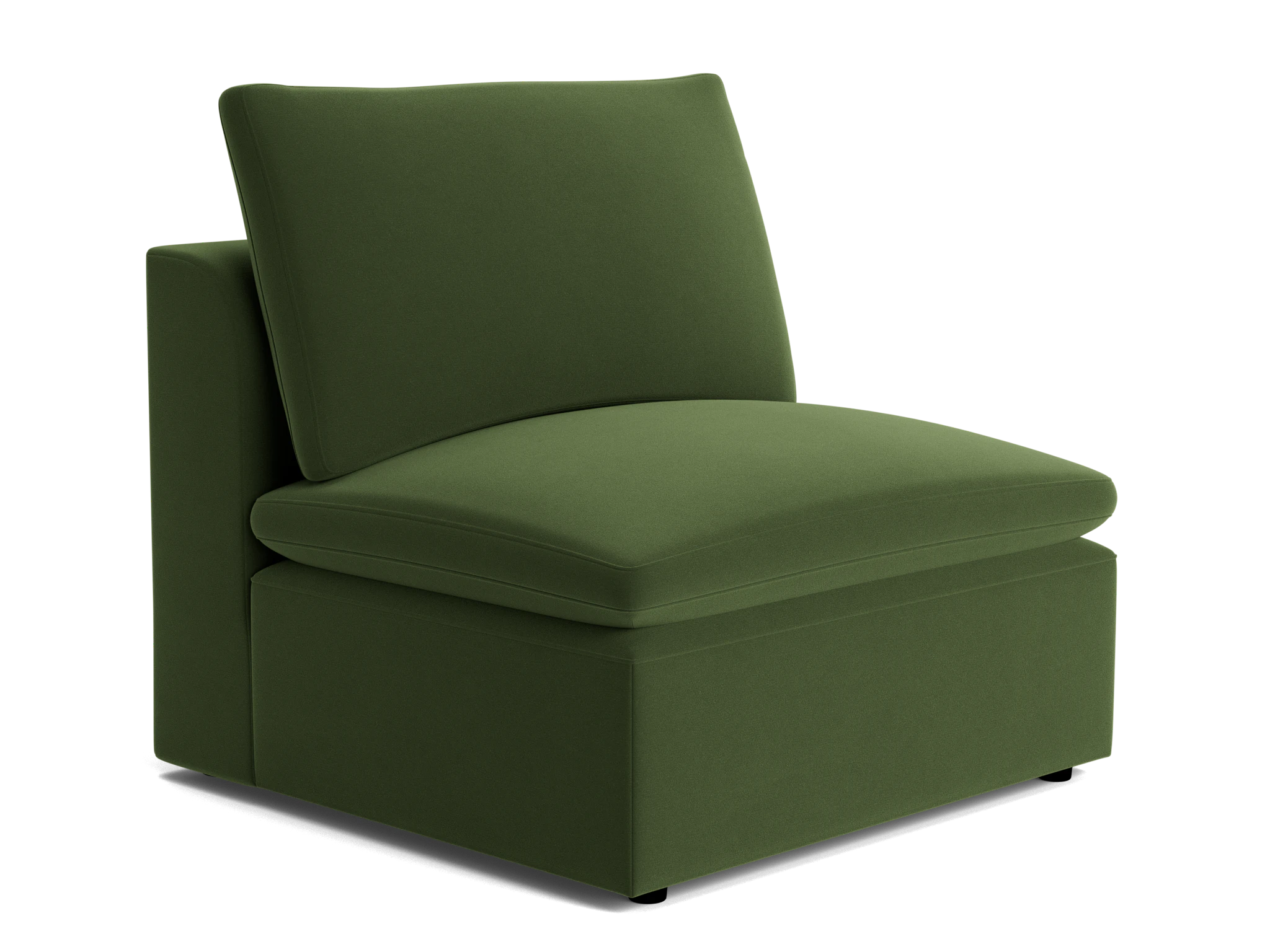 bryant petite armless chair royale forest