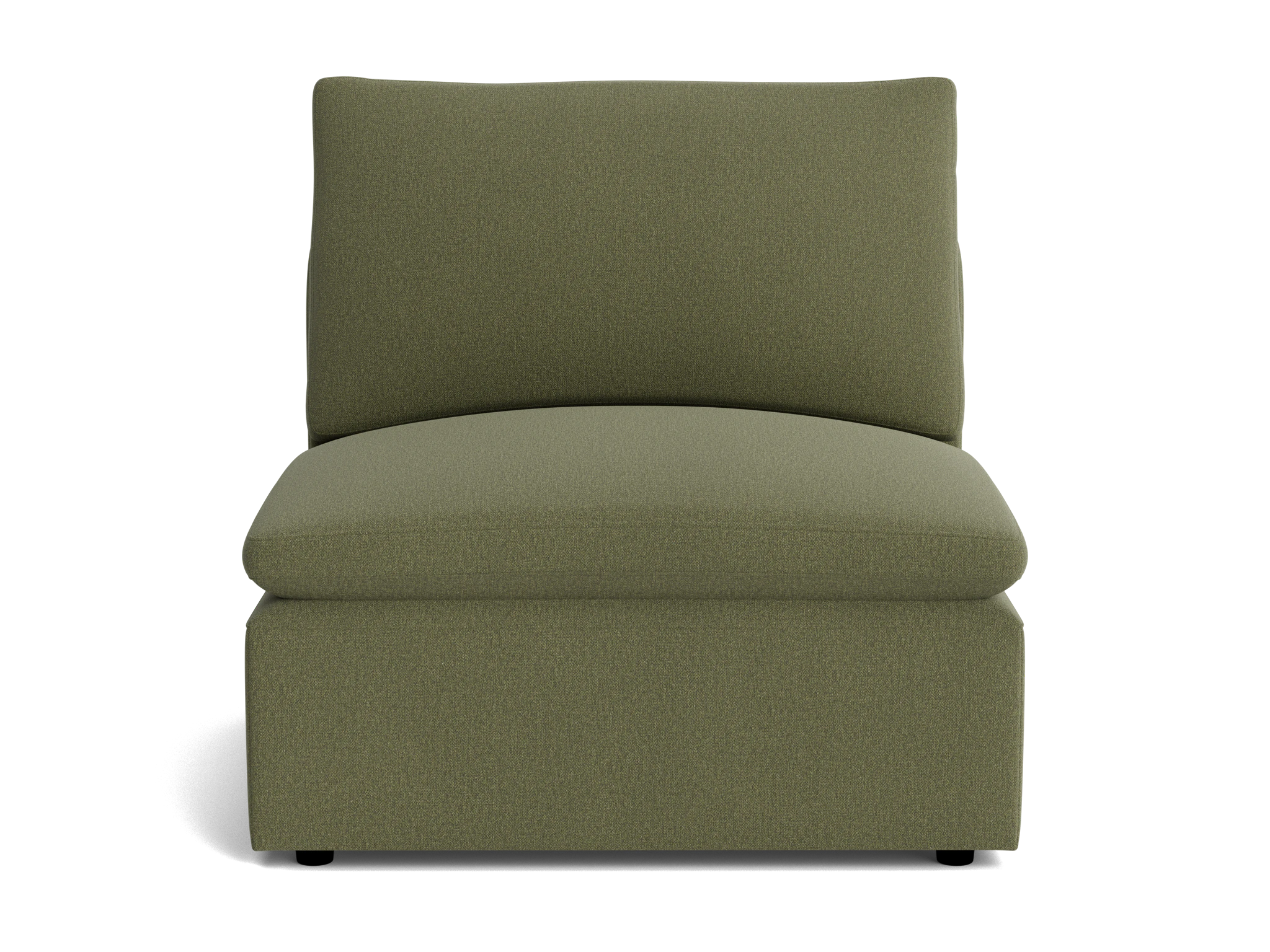 bryant petite armless chair faithful olive