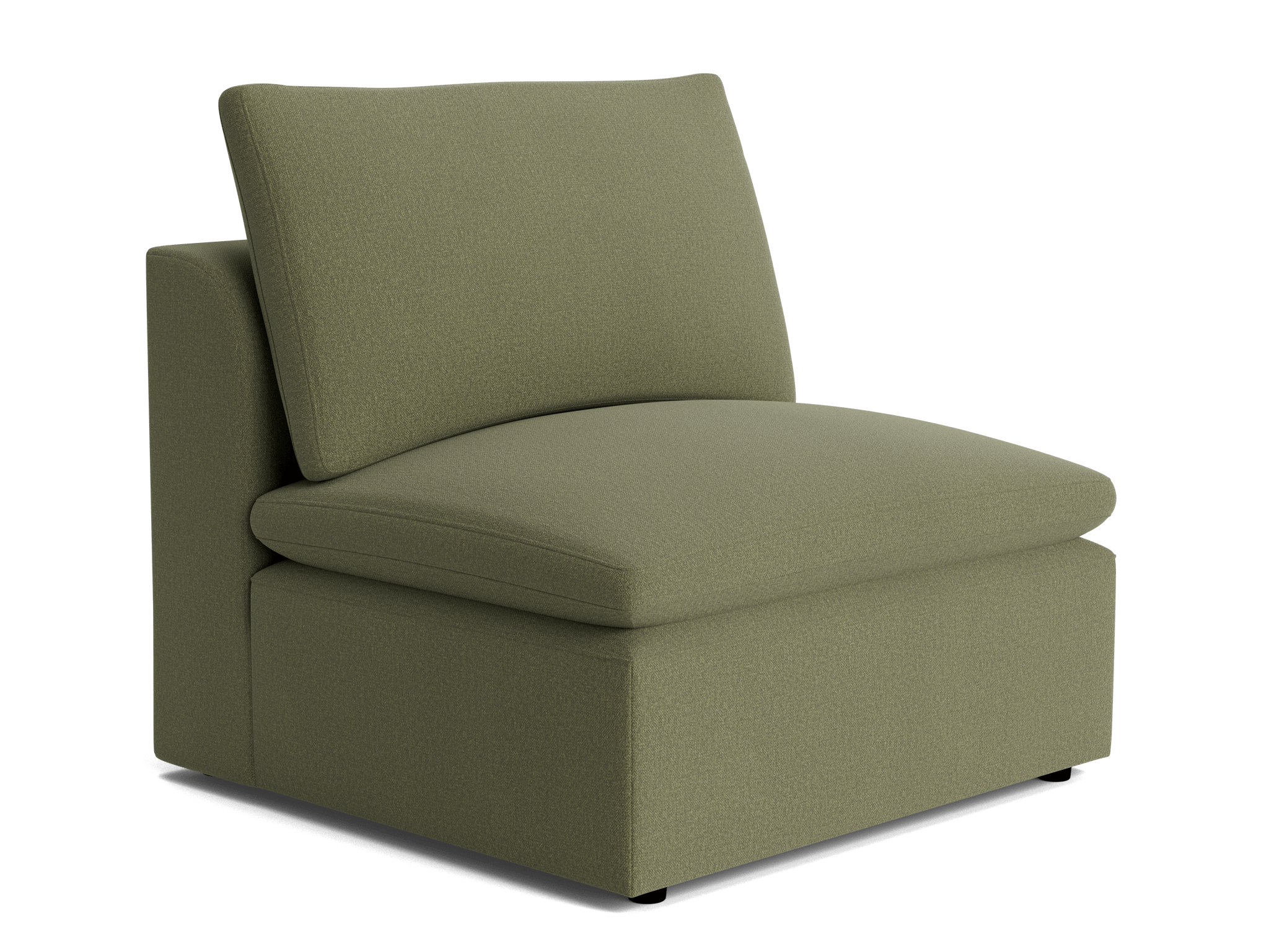 bryant petite armless chair faithful olive