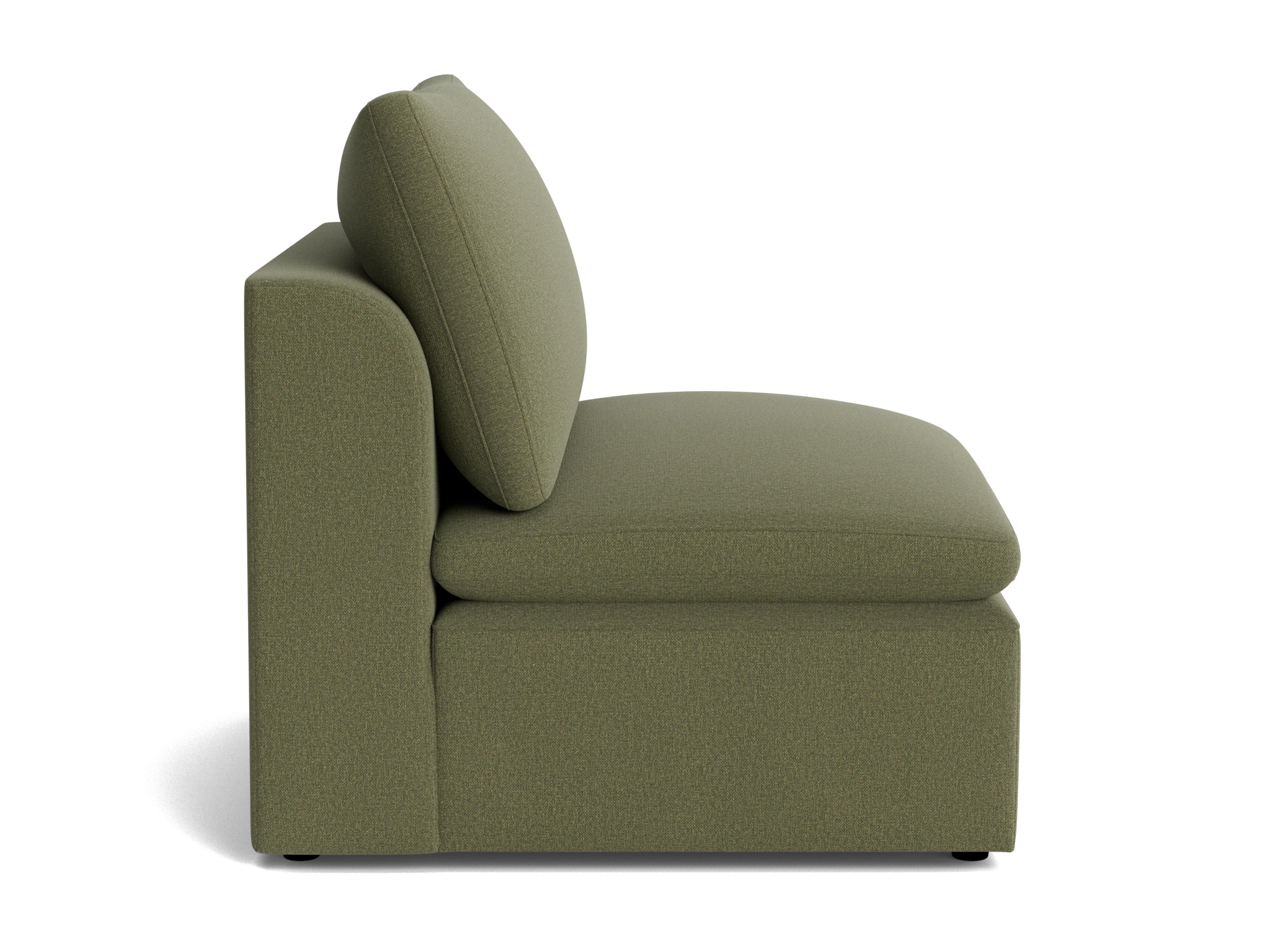bryant petite armless chair faithful olive