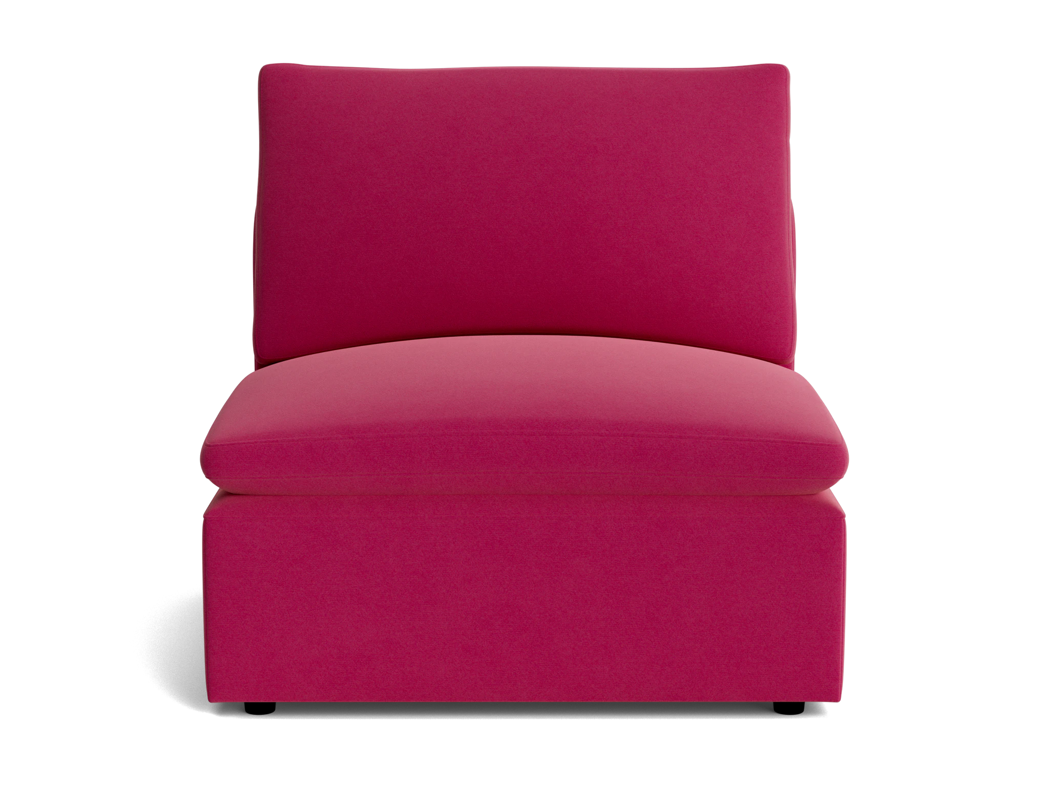 bryant petite armless chair royale berry