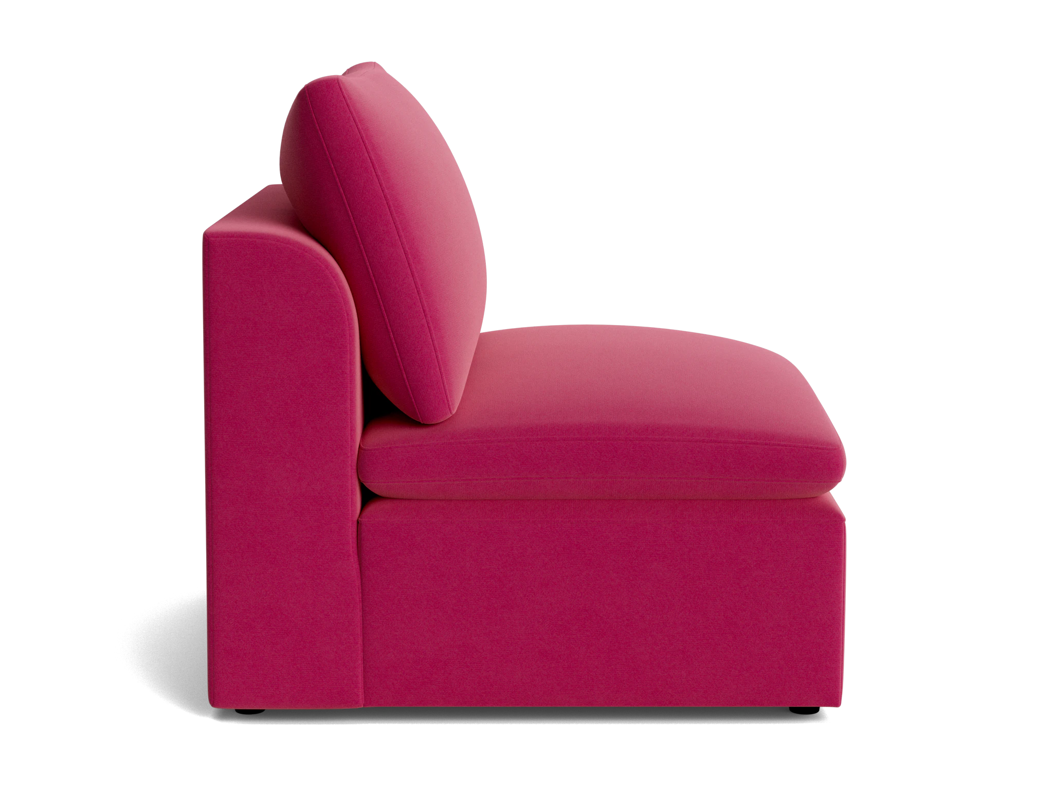 bryant petite armless chair royale berry