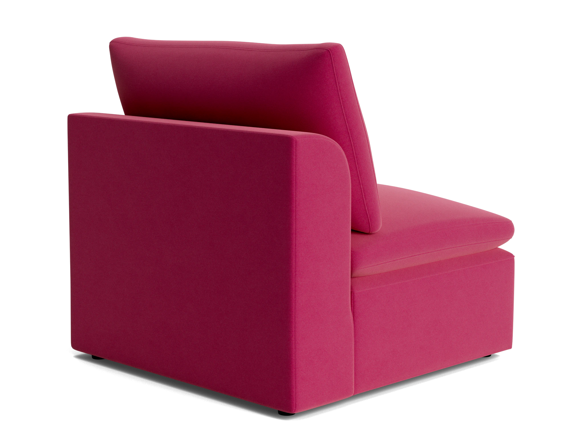 bryant petite armless chair royale berry