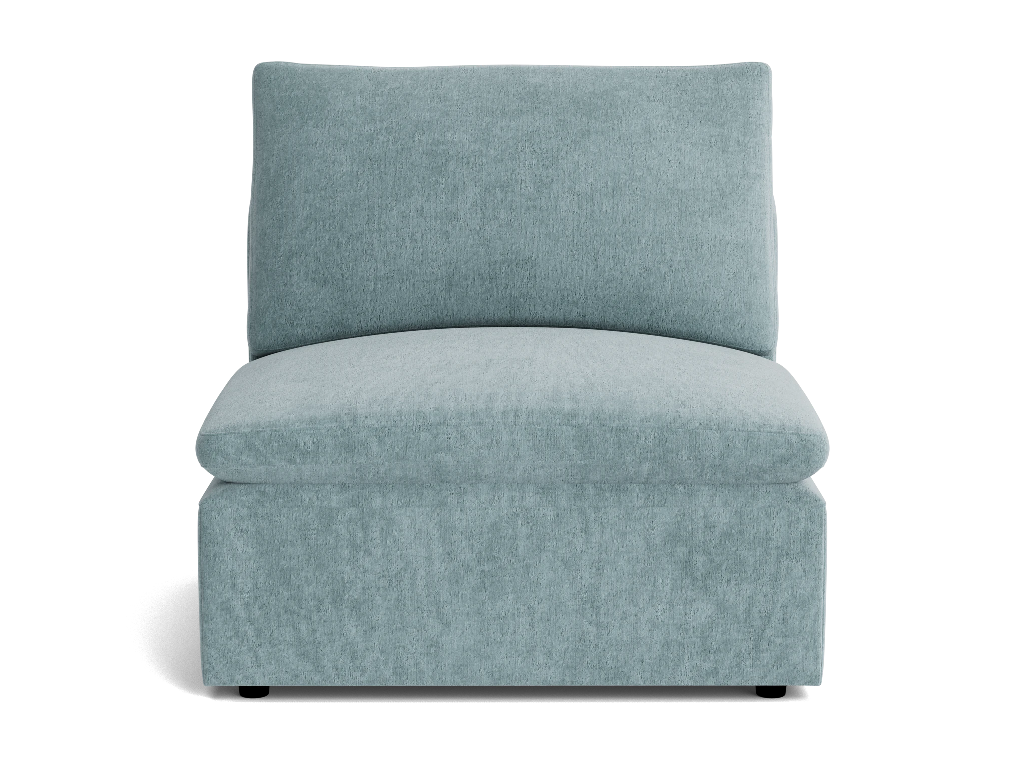 bryant petite armless chair plush mist