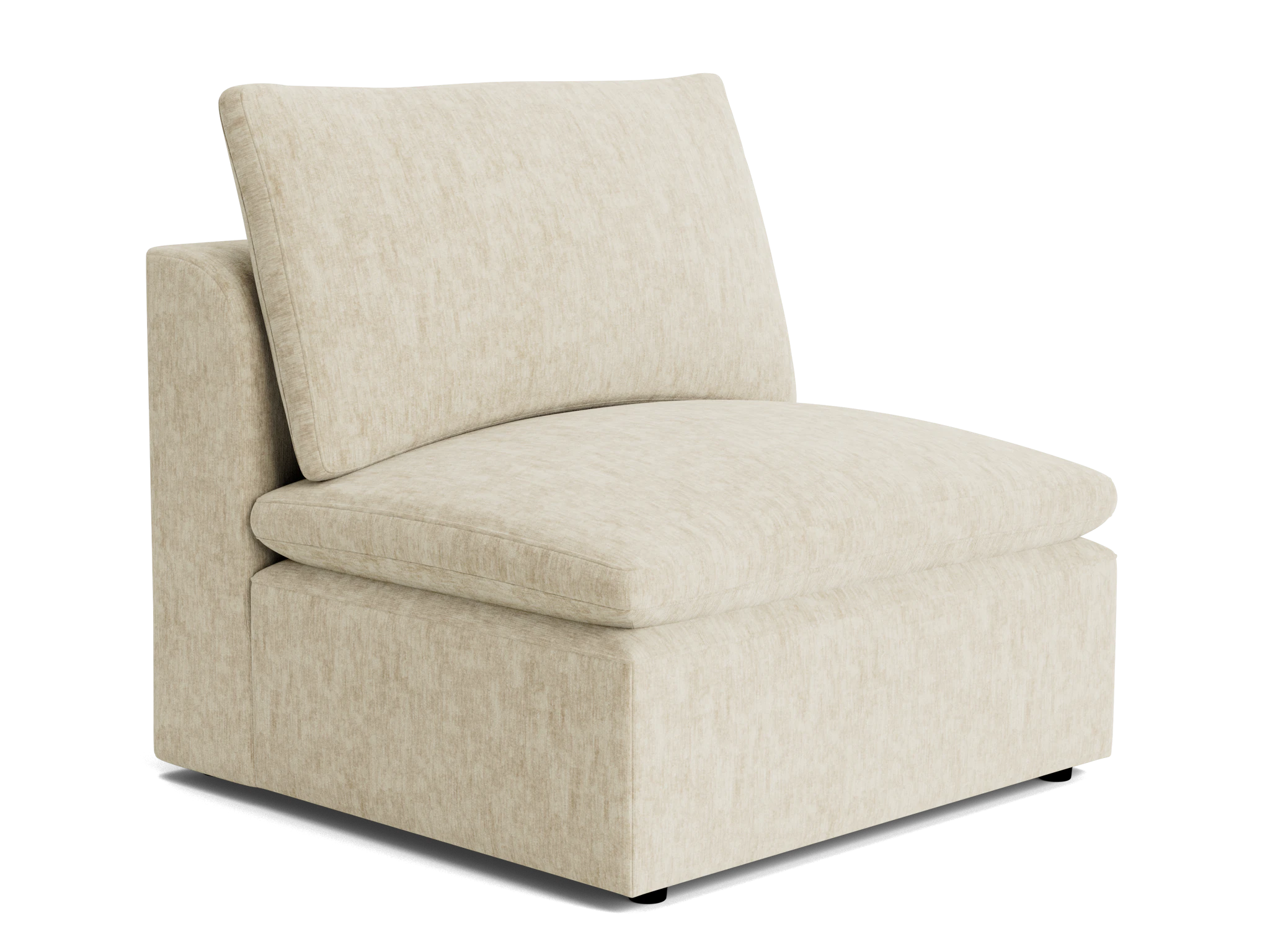 bryant petite armless chair crave irish cream