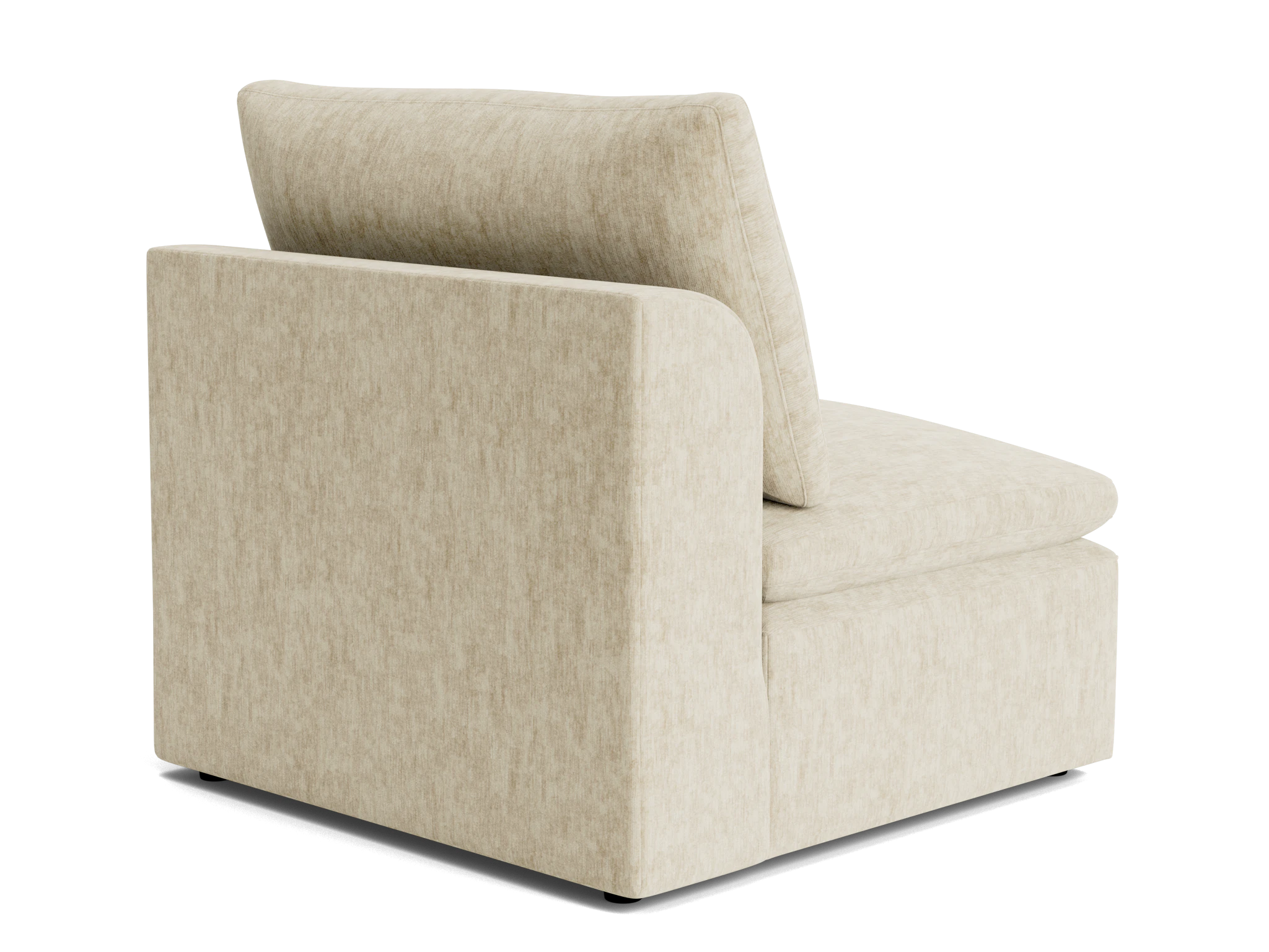 bryant petite armless chair crave irish cream