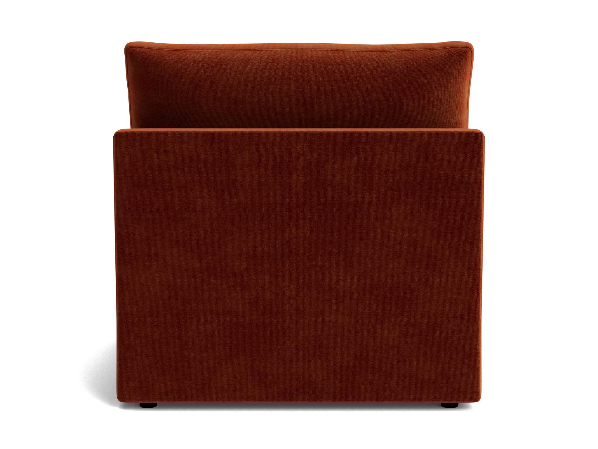 bryant petite armless chair harper cinnamon