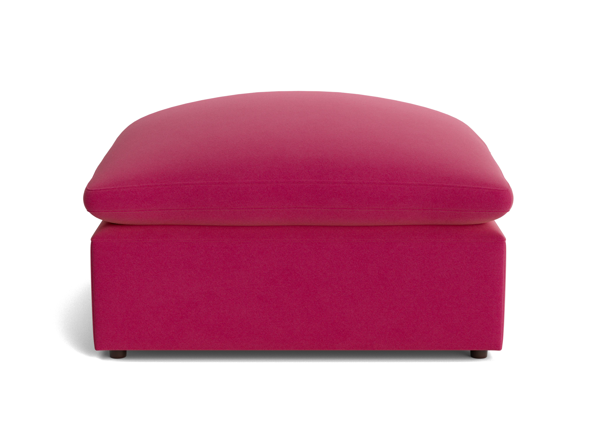 bryant petite ottoman royale berry