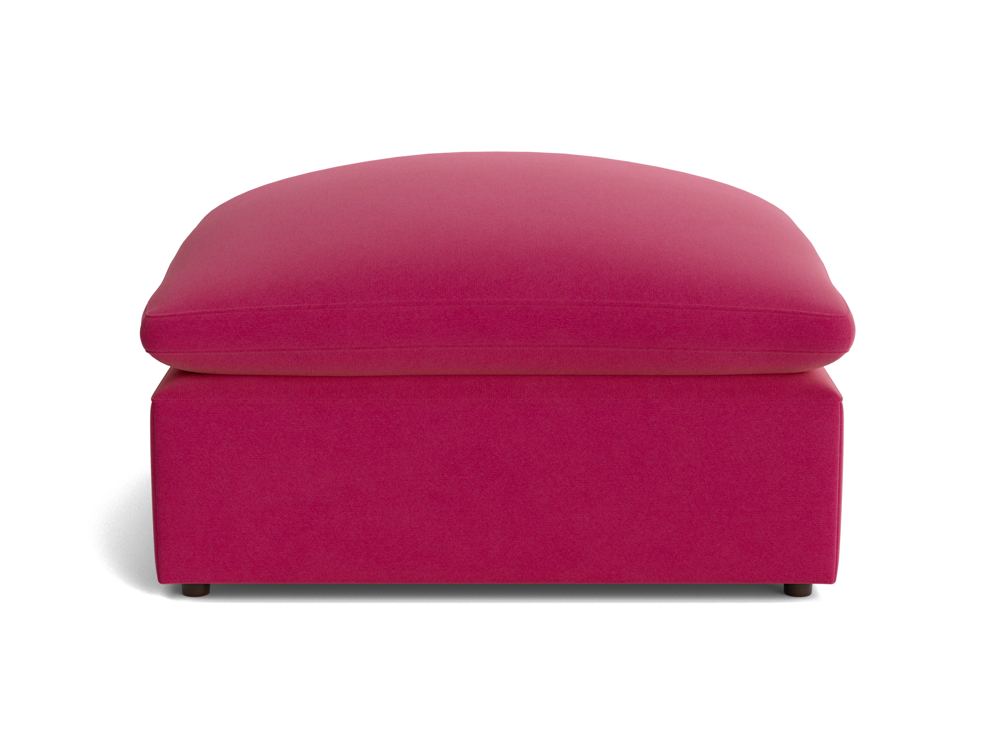 bryant petite ottoman royale berry