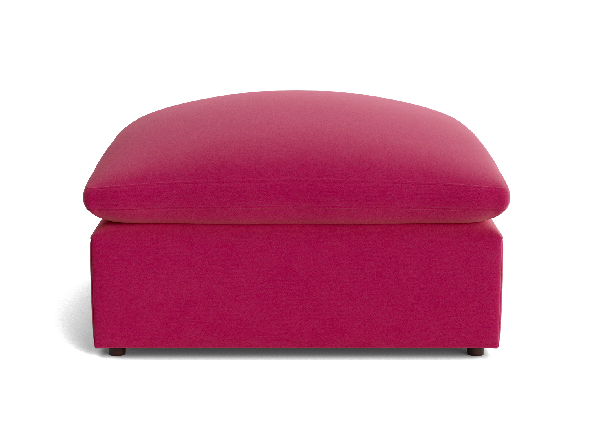 bryant petite ottoman royale berry