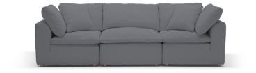 bryant petite modular sofa essence ash