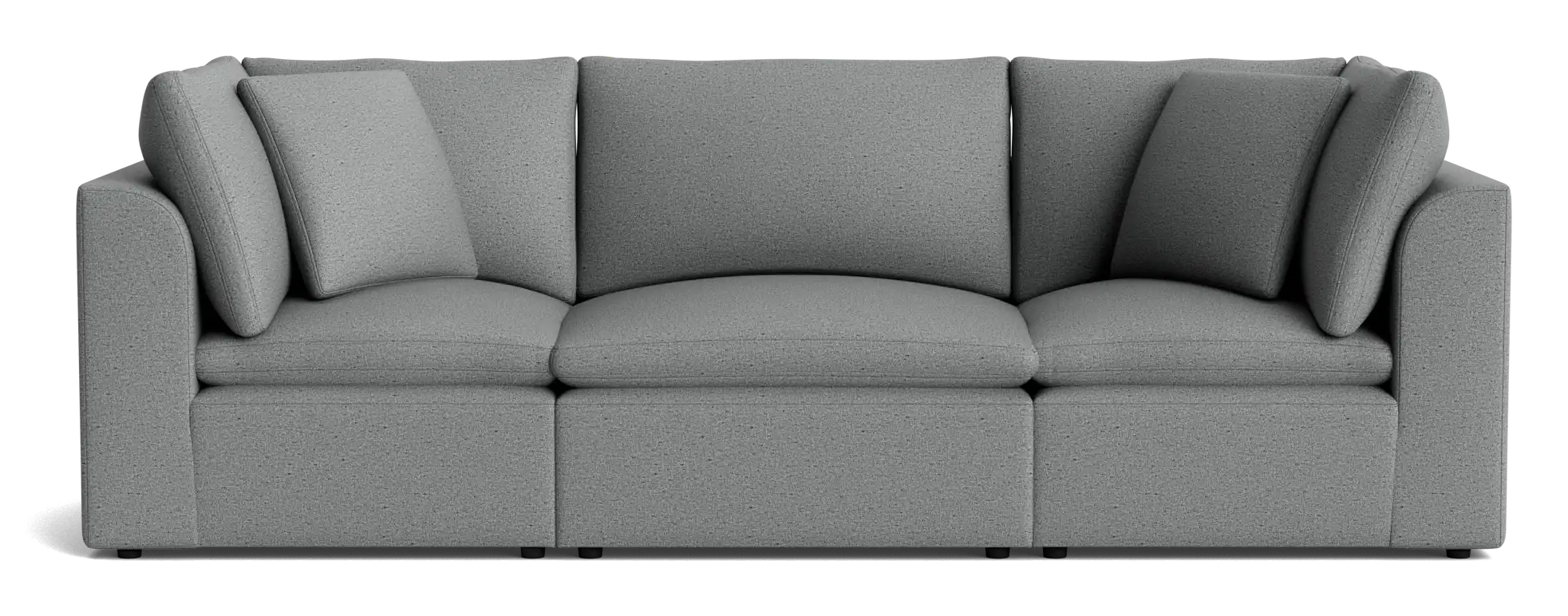 bryant petite modular sofa essence ash