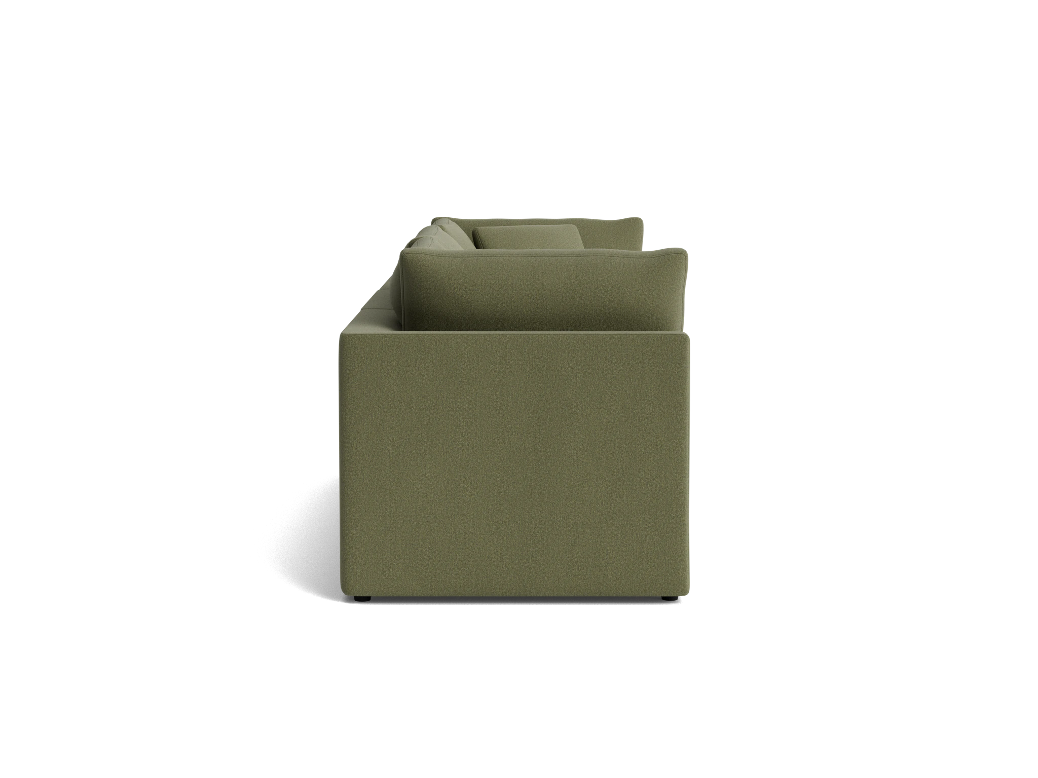 bryant petite modular sofa faithful olive
