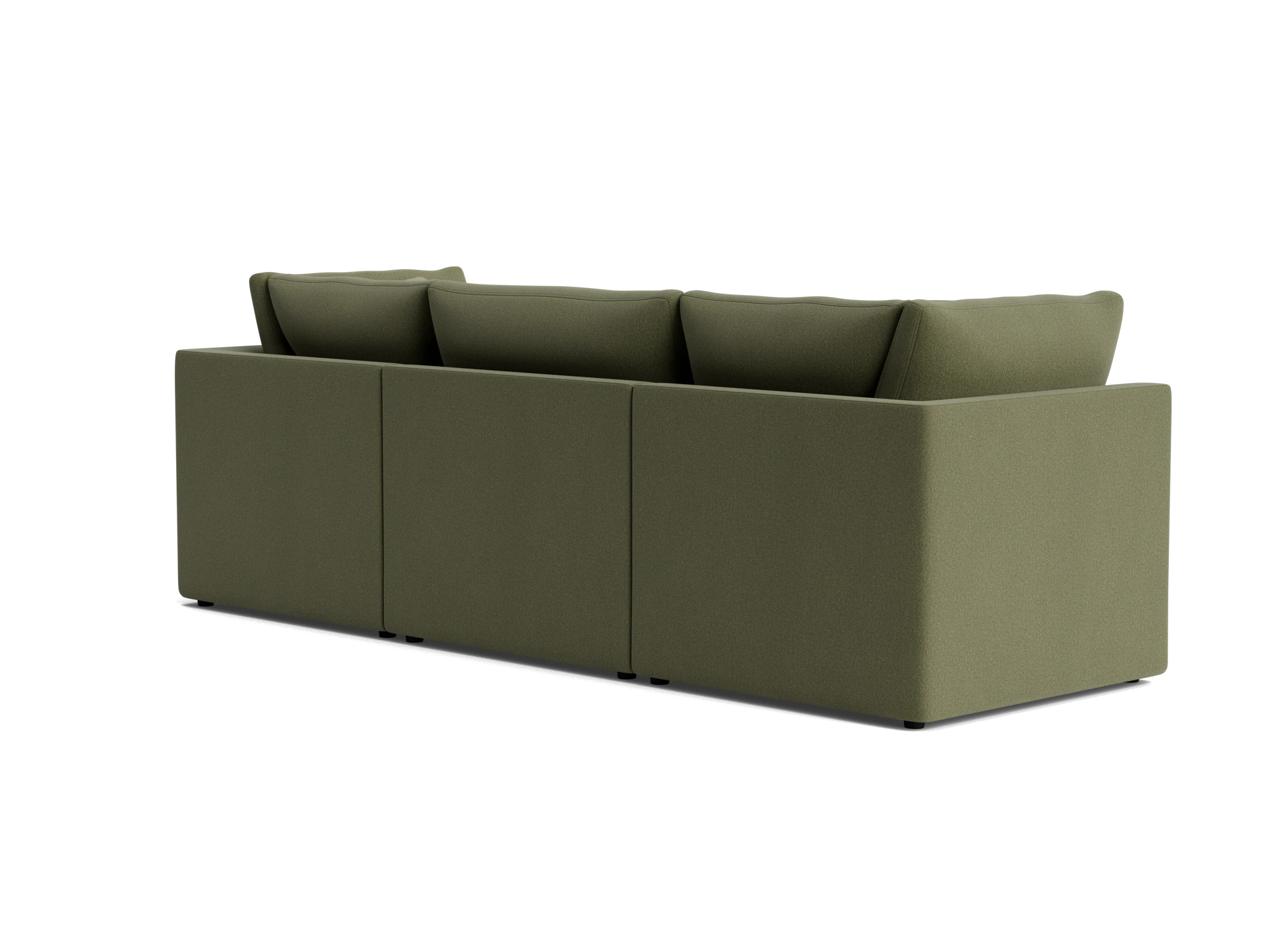 bryant petite modular sofa faithful olive