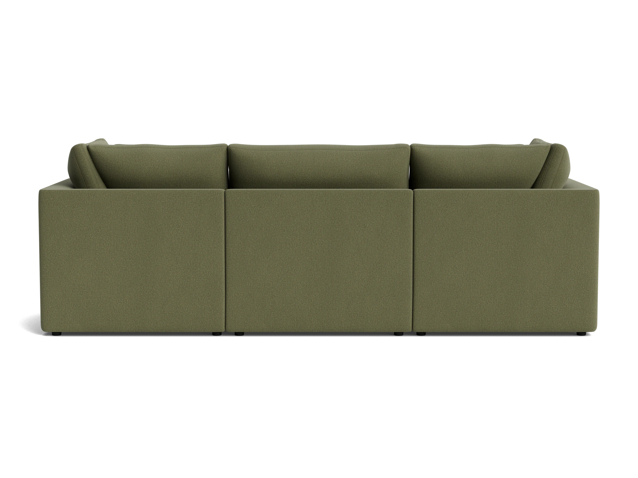 bryant petite modular sofa faithful olive