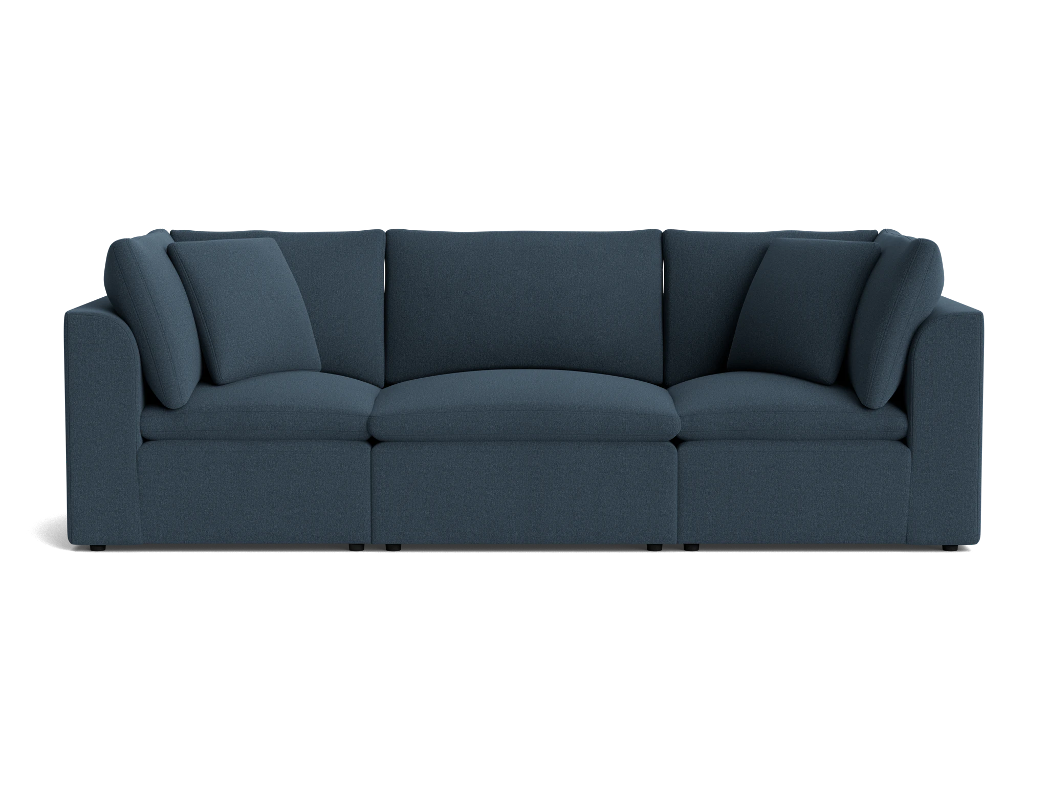 bryant petite modular sofa faithful indigo