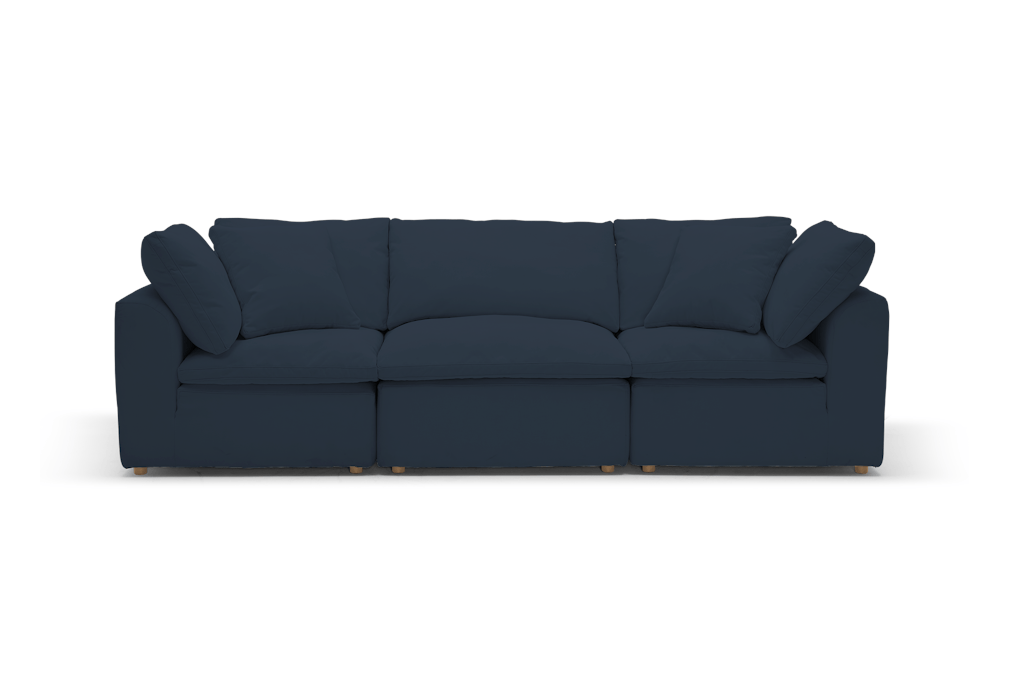 bryant petite modular sofa faithful indigo