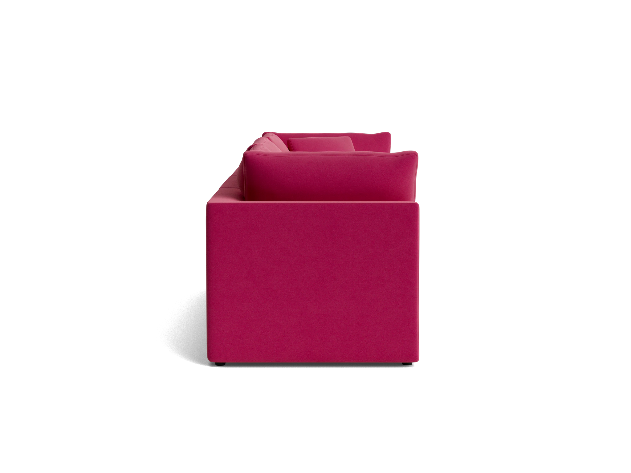 bryant petite modular sofa royale berry