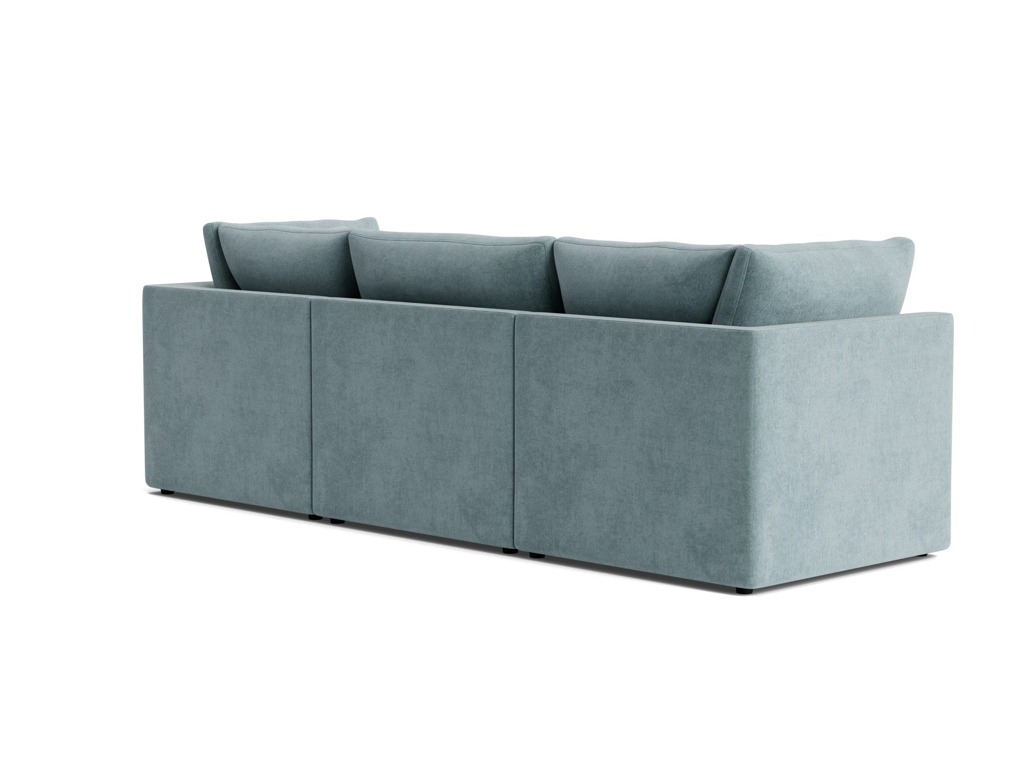 bryant petite modular sofa plush mist