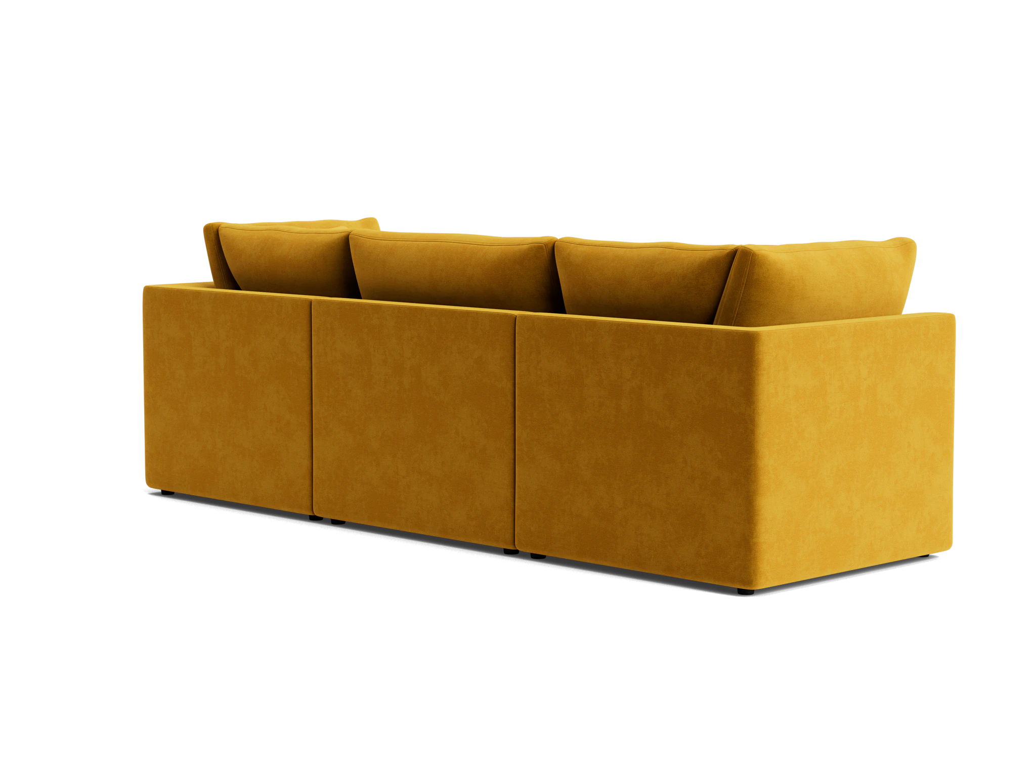 bryant petite modular sofa harper amber gold