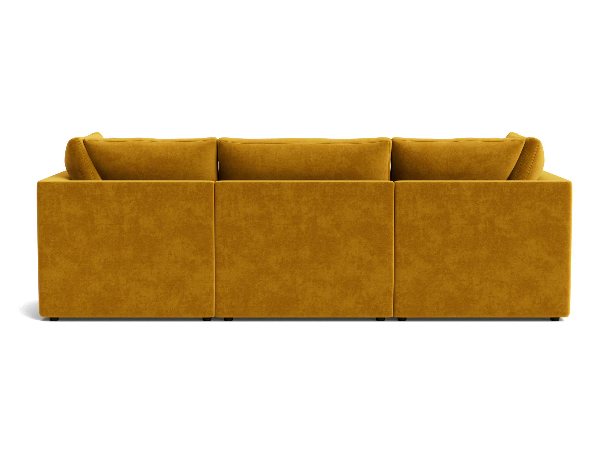 bryant petite modular sofa harper amber gold