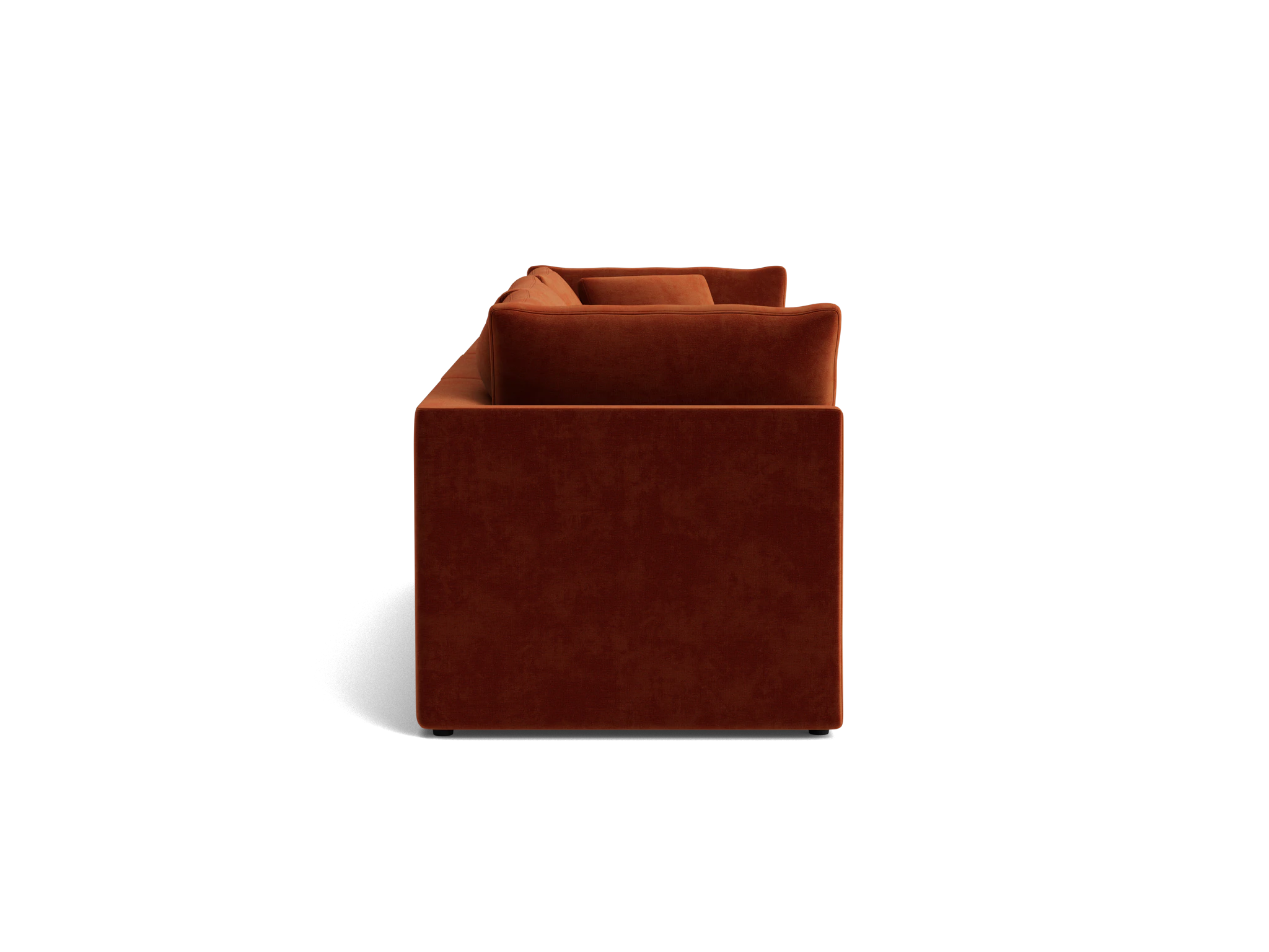 bryant petite modular sofa harper cinnamon