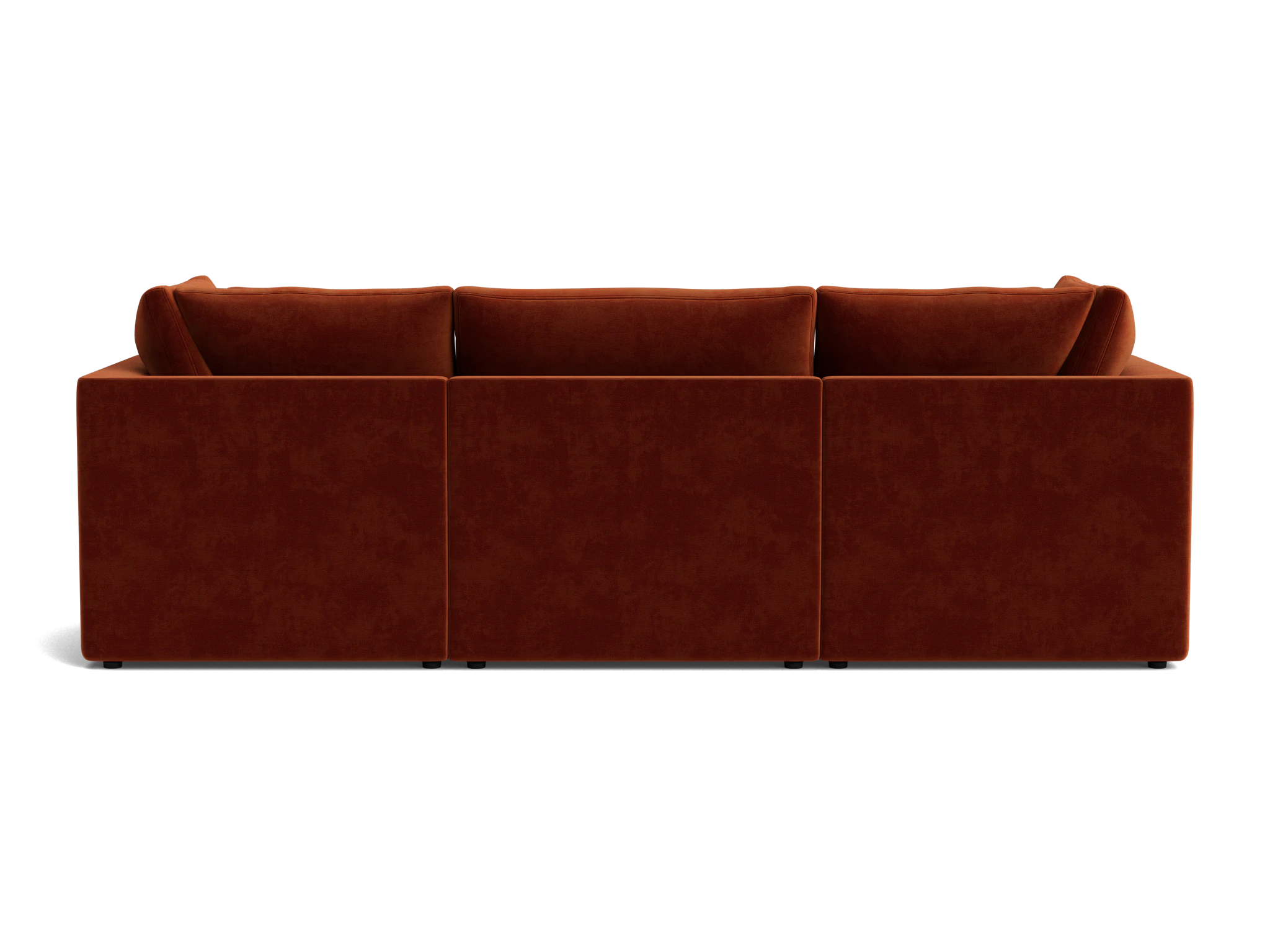 bryant petite modular sofa harper cinnamon