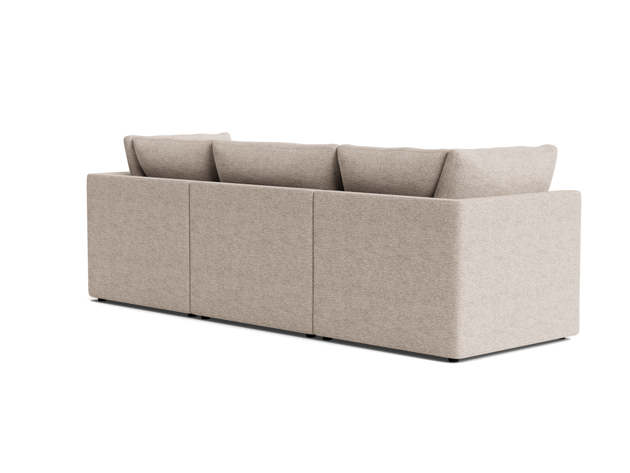 bryant petite modular sofa borough cotton