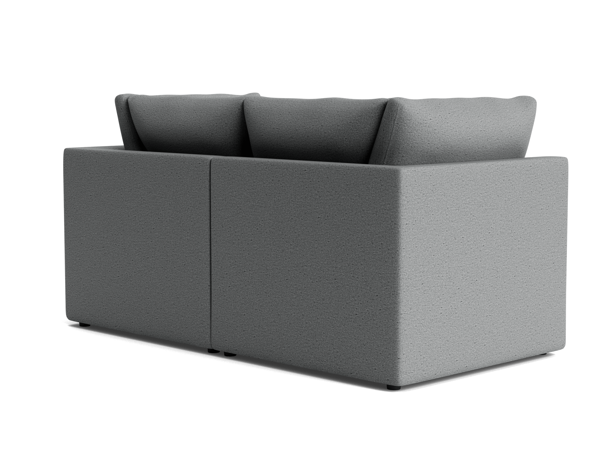 bryant petite modular loveseat essence ash