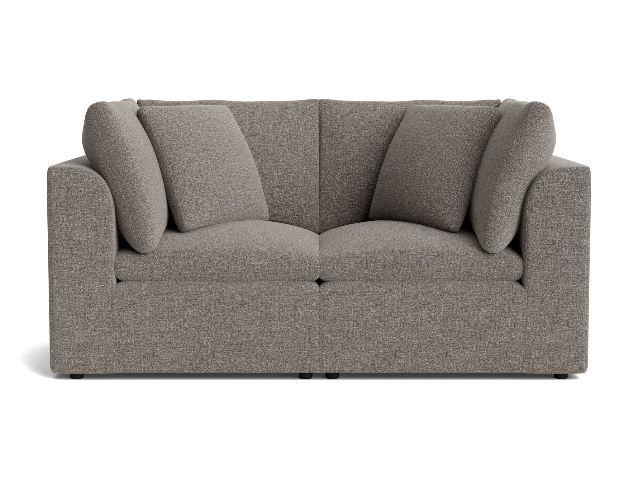 bryant petite modular loveseat cody slate