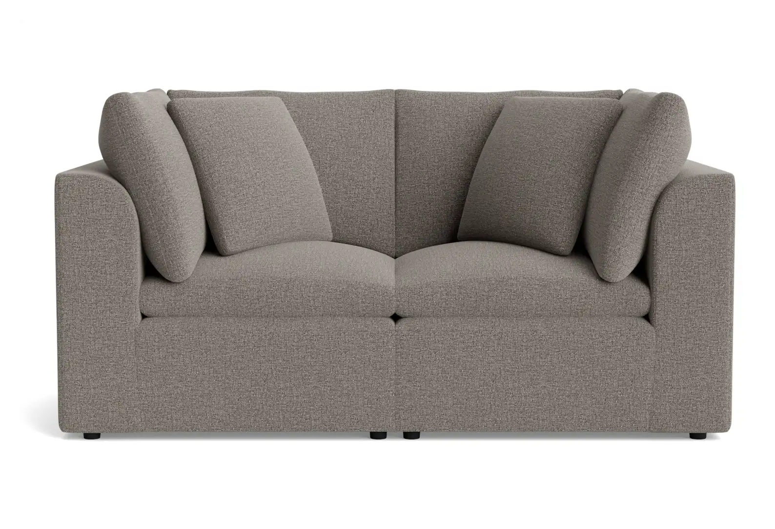 bryant petite modular loveseat cody slate