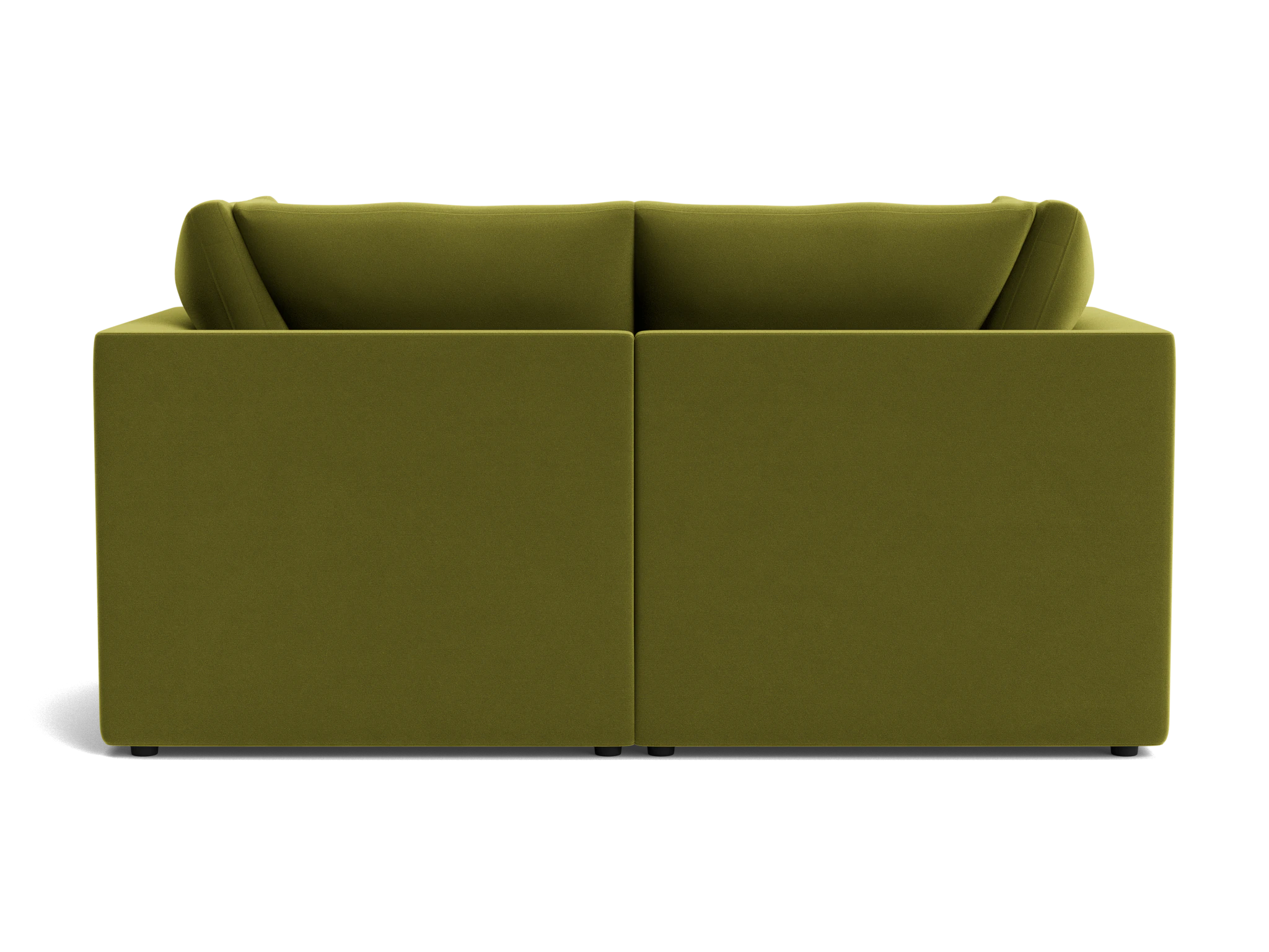 bryant petite modular loveseat royale apple