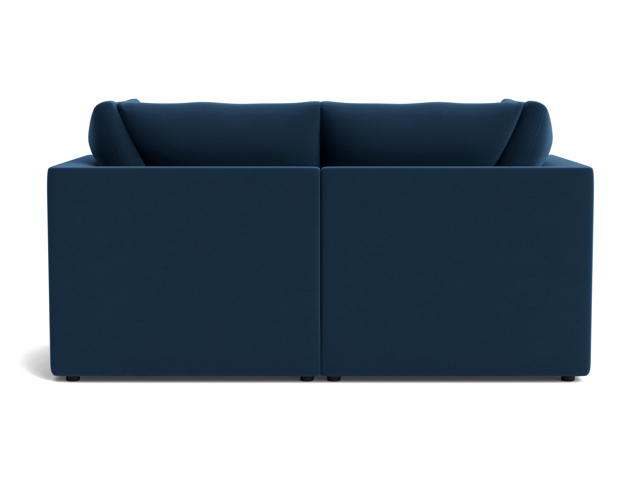 bryant petite modular loveseat royale cobalt
