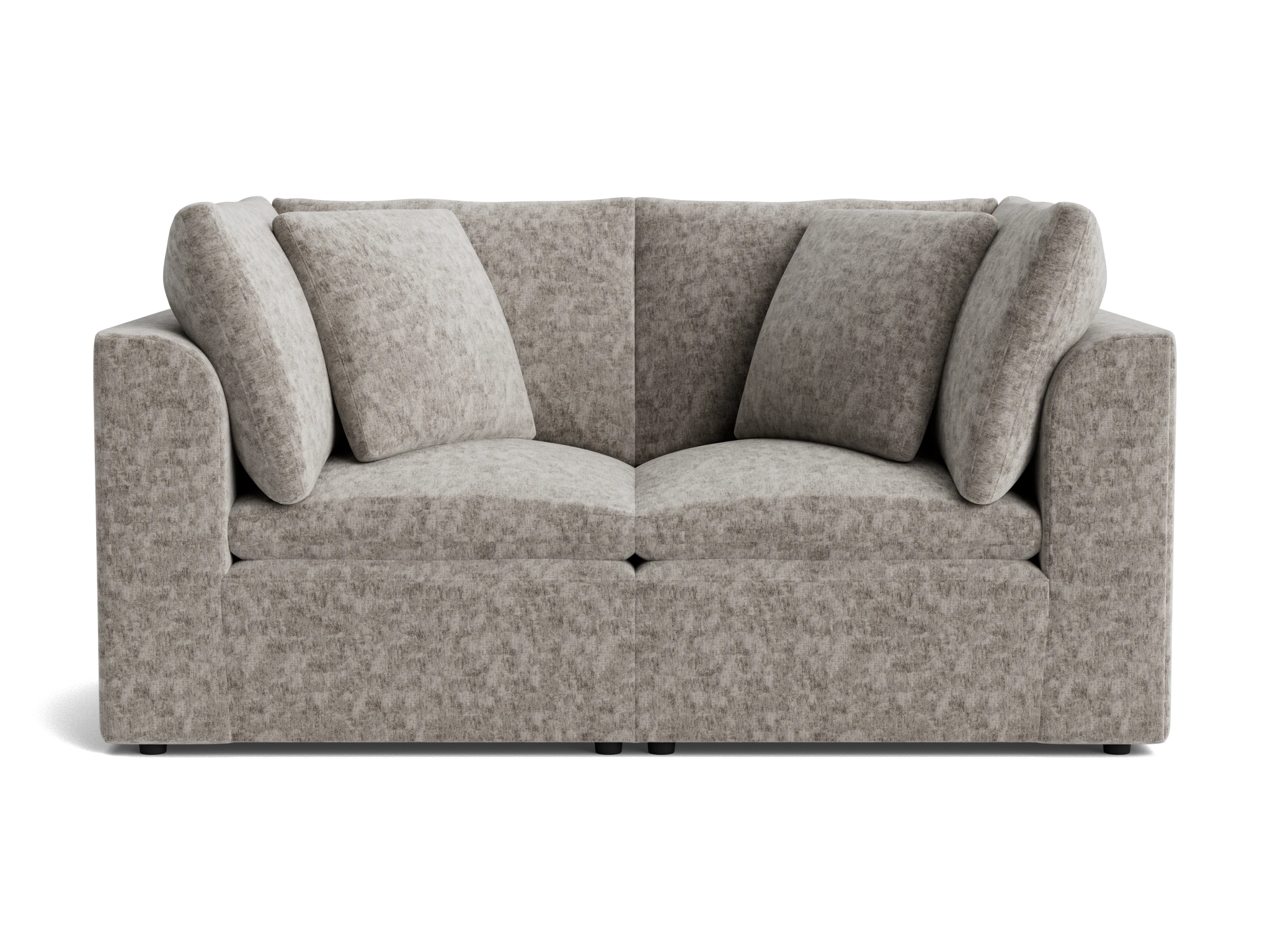 bryant petite modular loveseat prime stone
