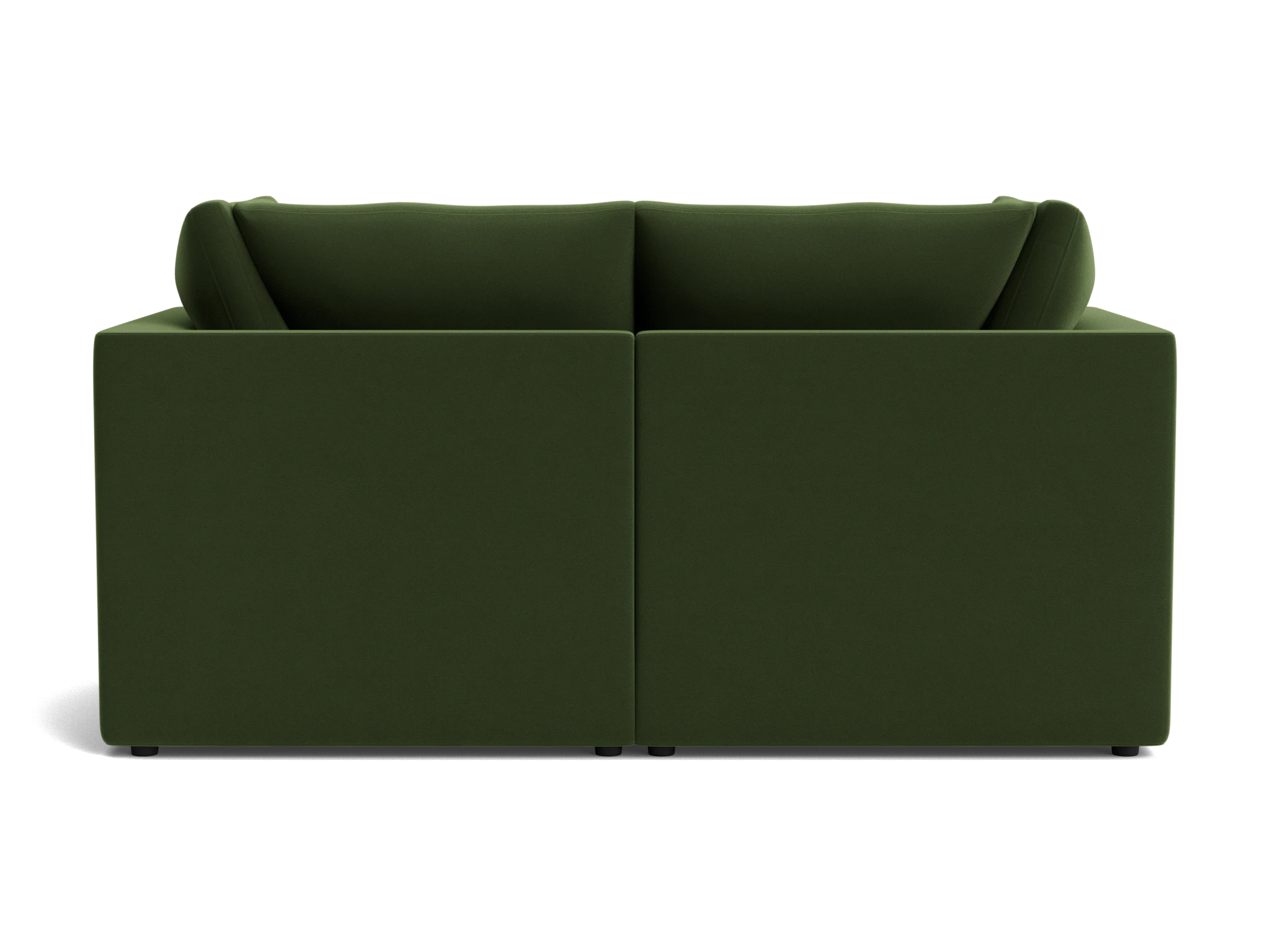 bryant petite modular loveseat royale forest