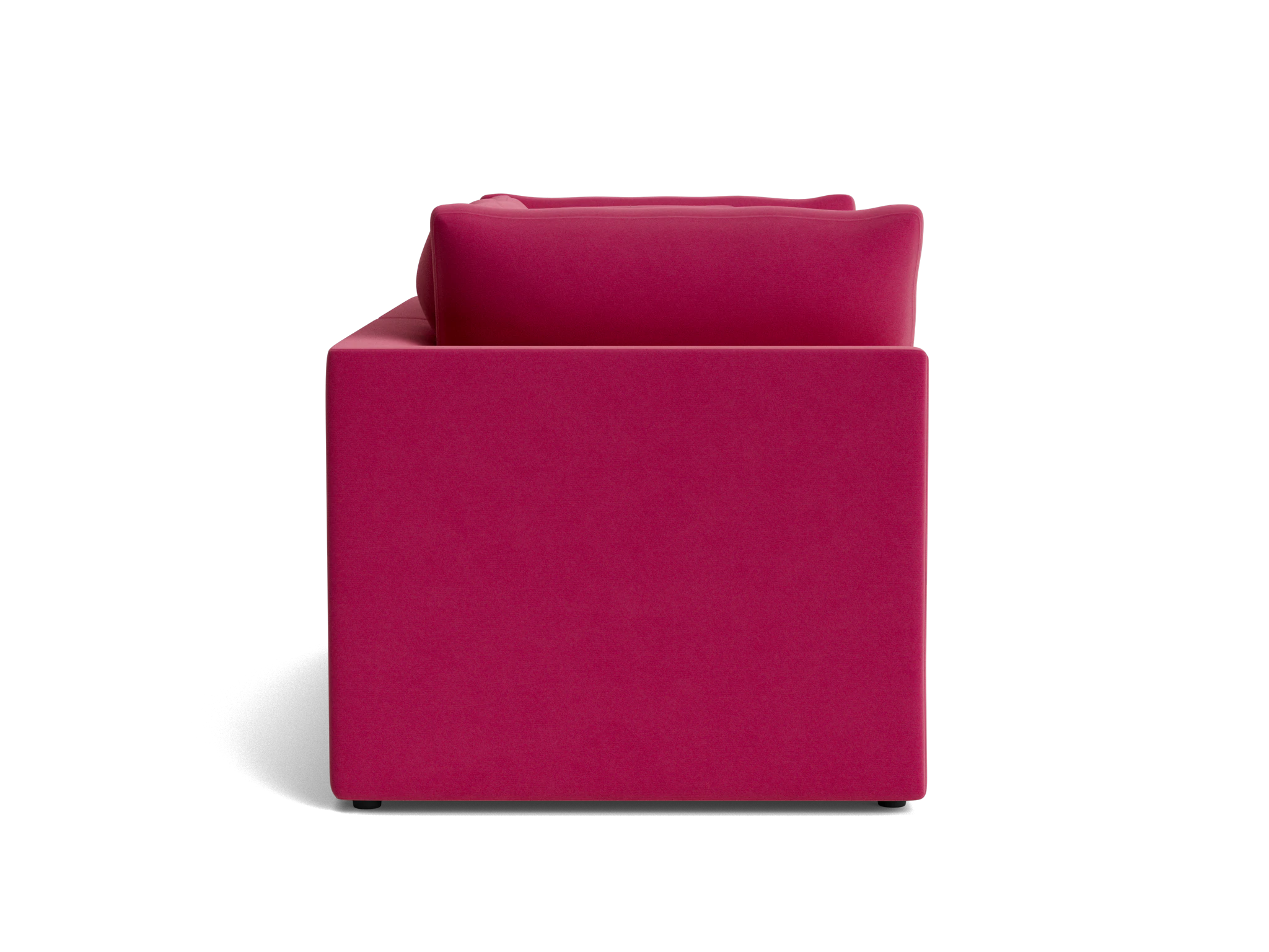 bryant petite modular loveseat royale berry
