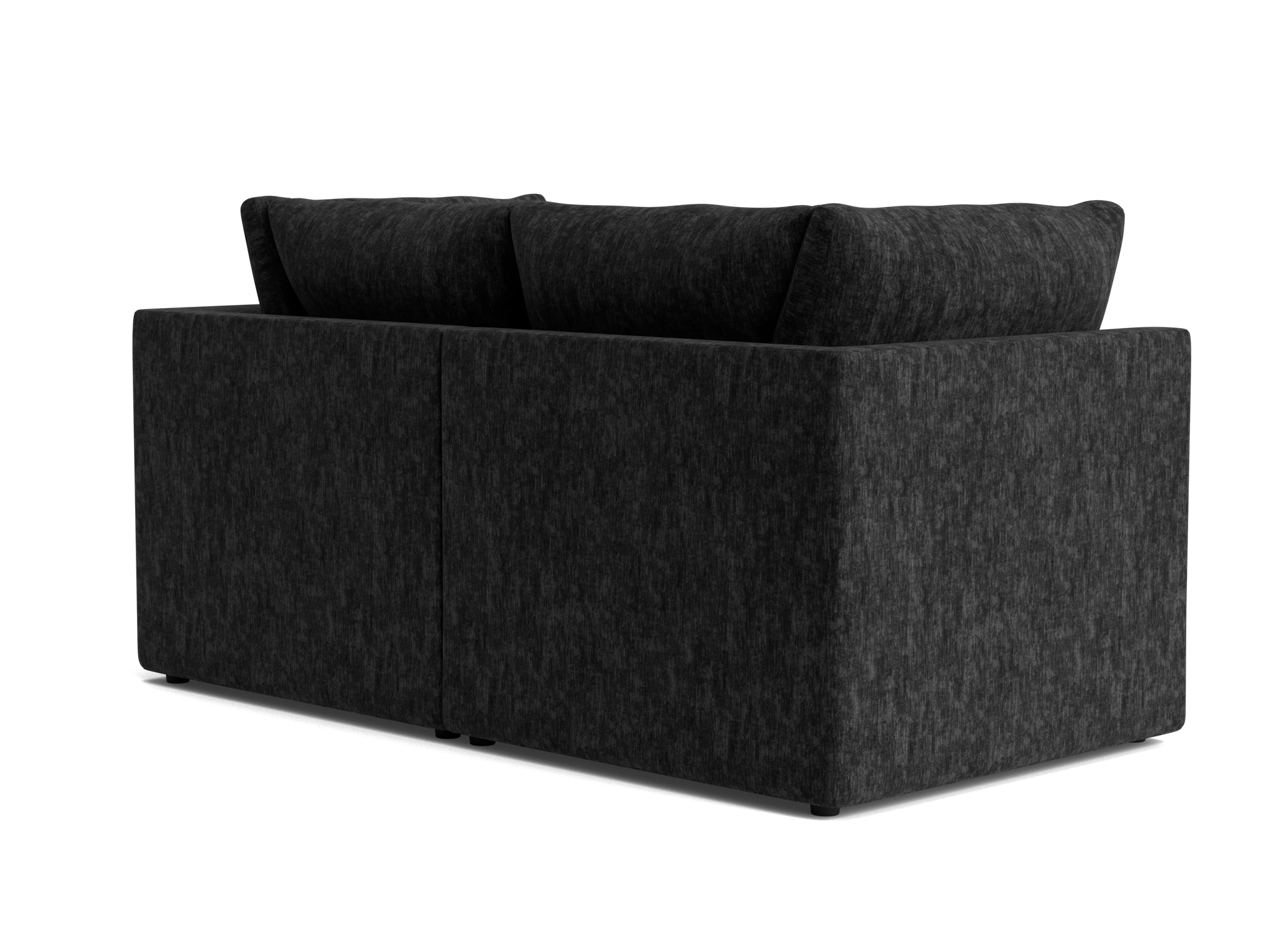 bryant petite modular loveseat crave lava rock