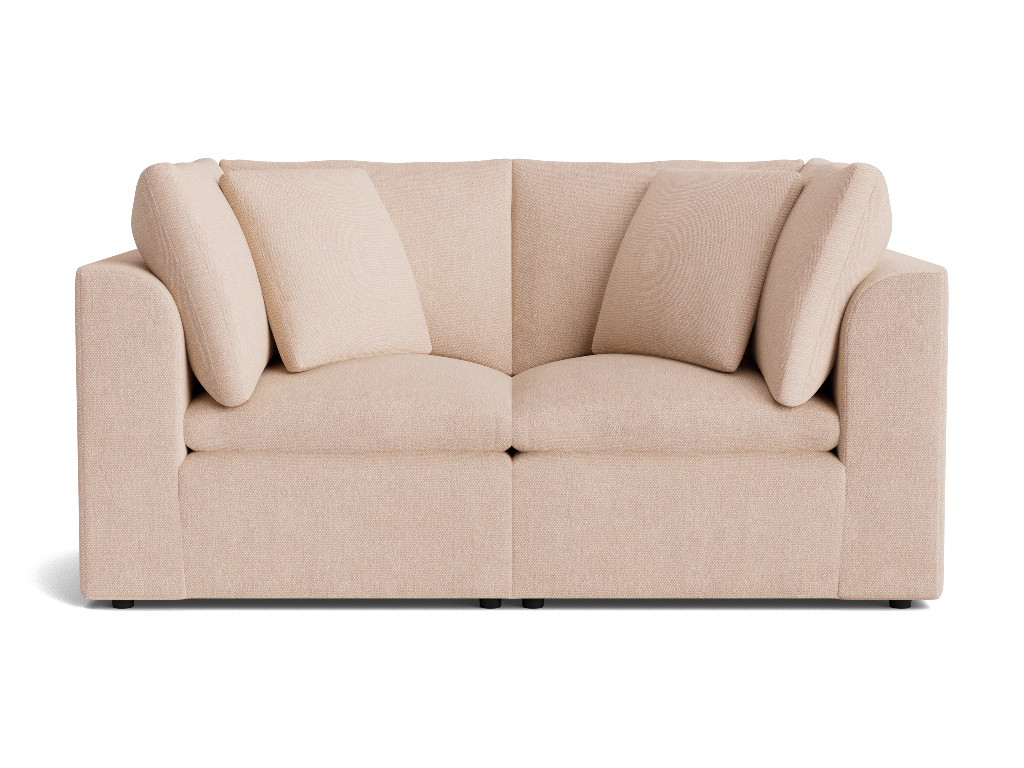 bryant petite modular loveseat resource oat