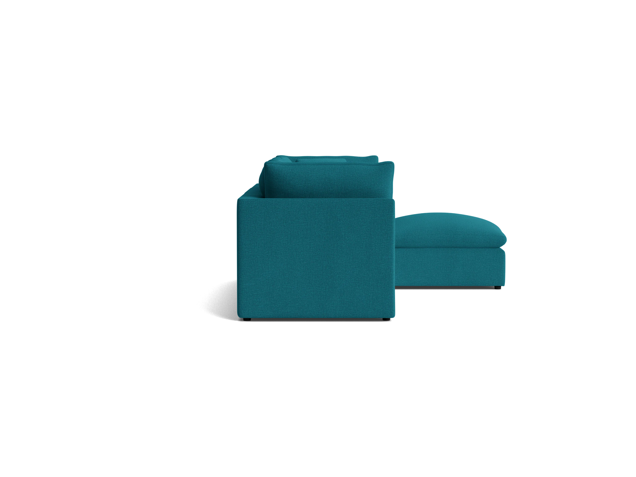 bryant petite modular sectional key largo zenith teal