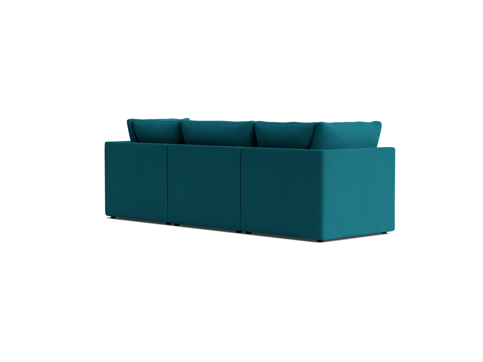 bryant petite modular sectional key largo zenith teal