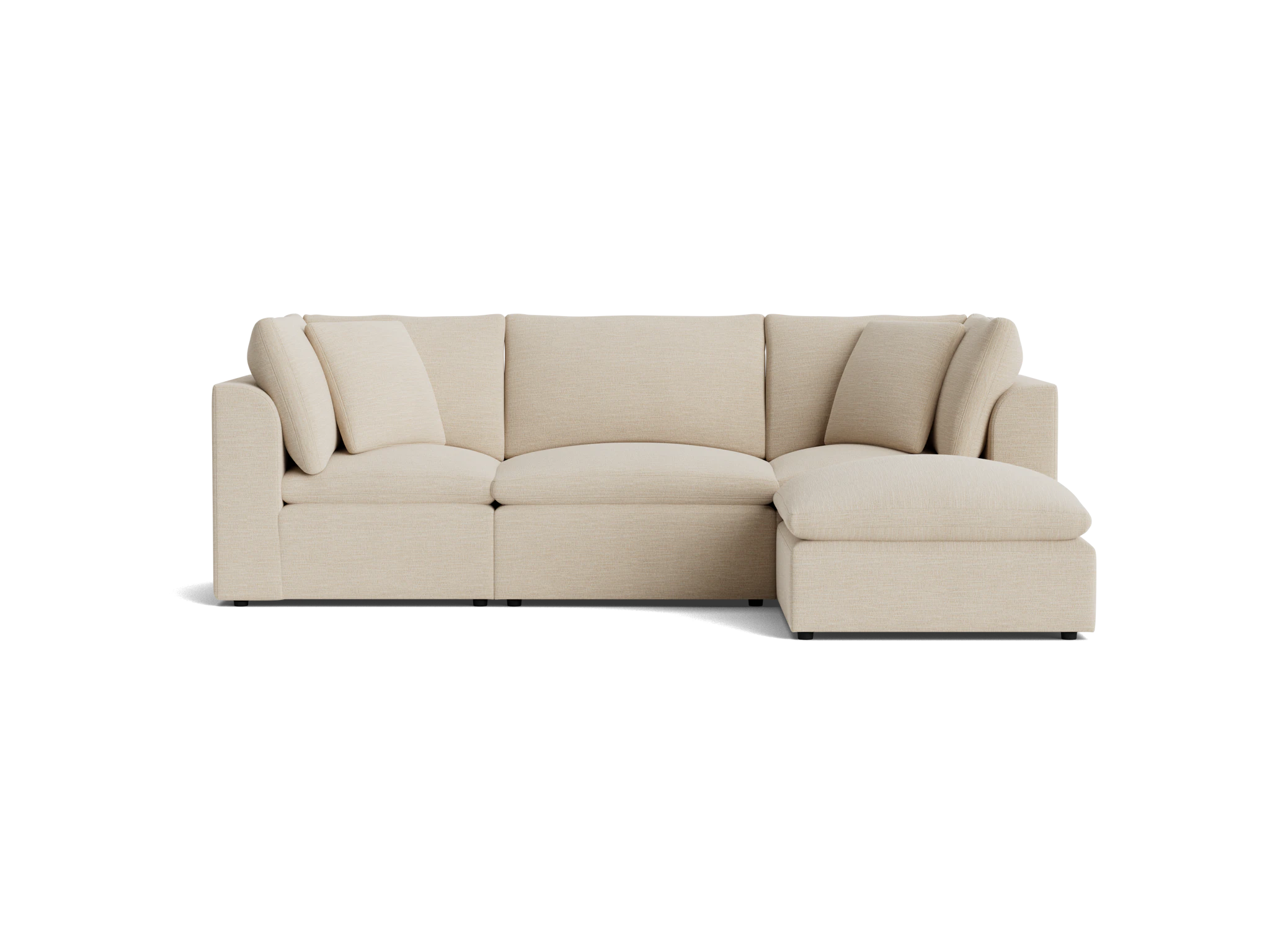 bryant petite modular sectional lucky divine