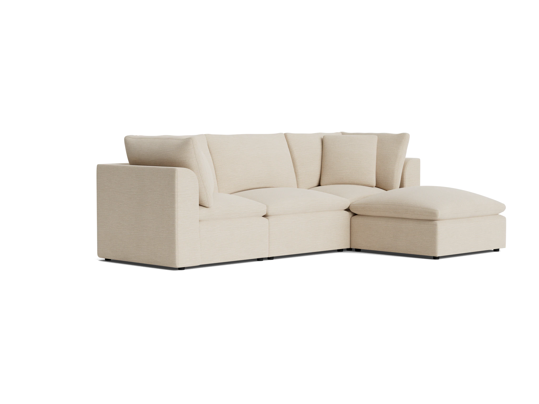 bryant petite modular sectional lucky divine