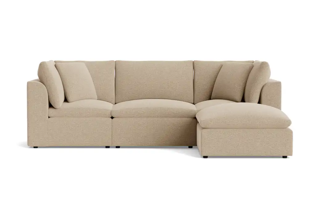 bryant petite modular sectional cody sandstone