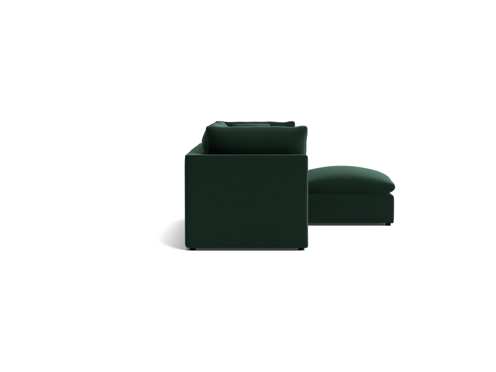 bryant petite modular sectional royale evergreen