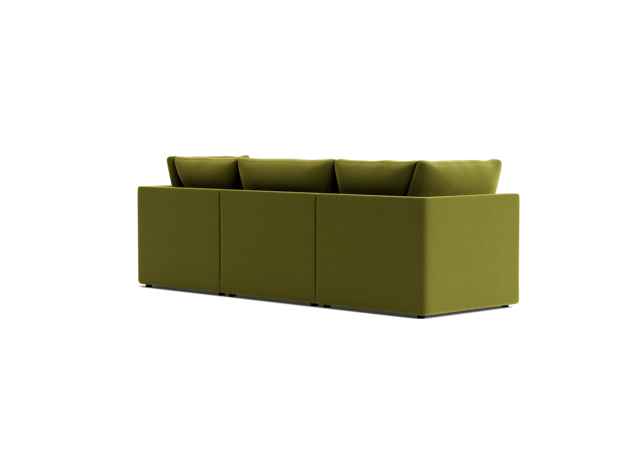 bryant petite modular sectional royale apple