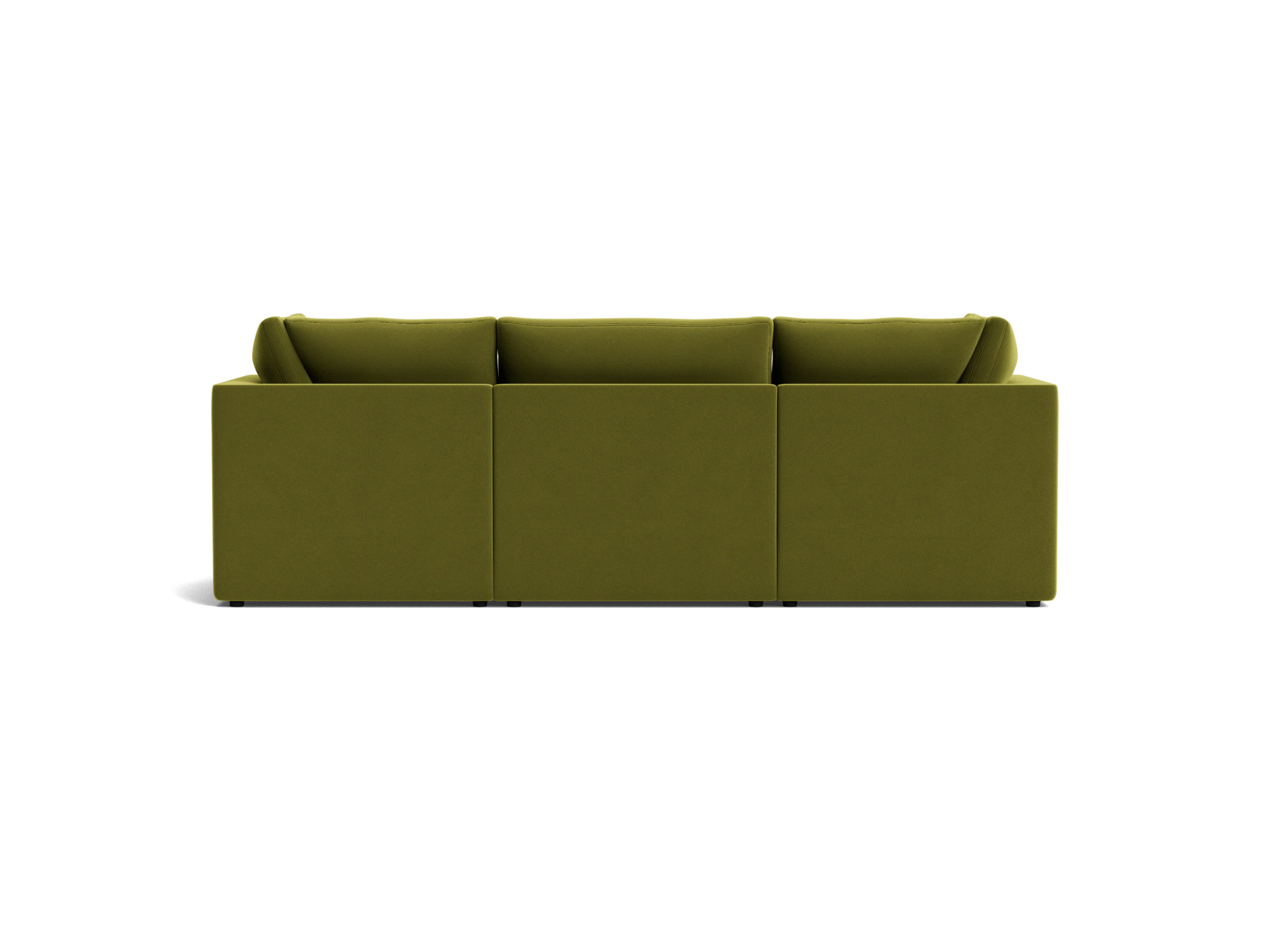 bryant petite modular sectional royale apple