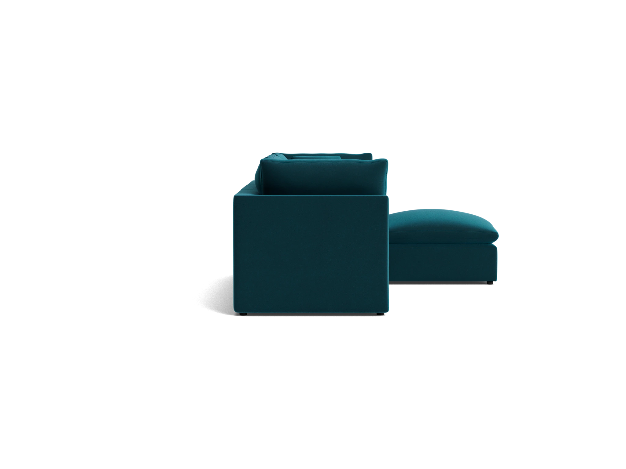 bryant petite modular sectional royale peacock