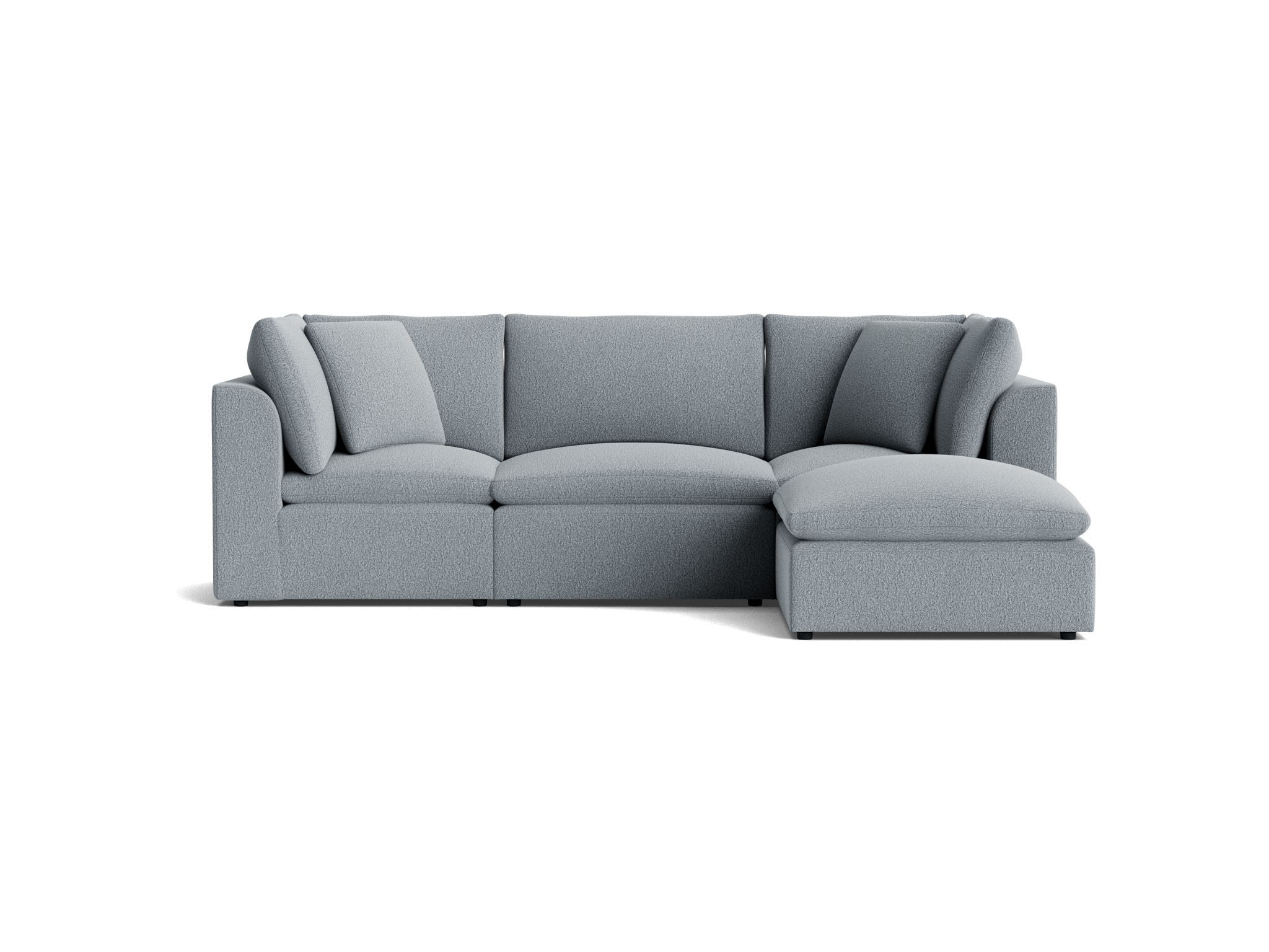bryant petite modular sectional synergy pewter