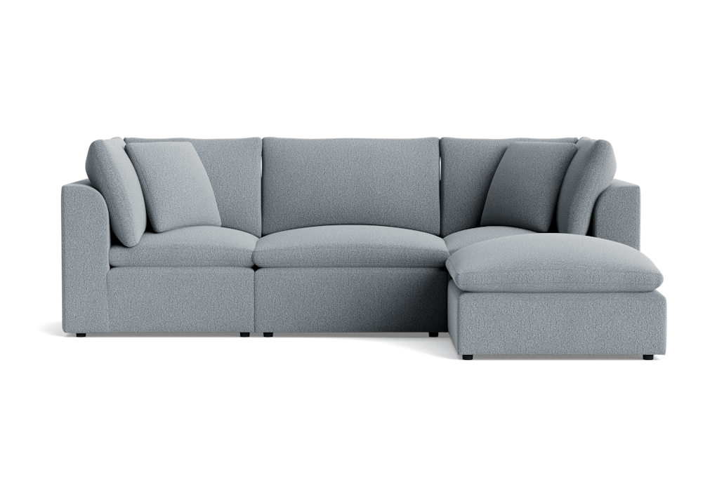 bryant petite modular sectional synergy pewter