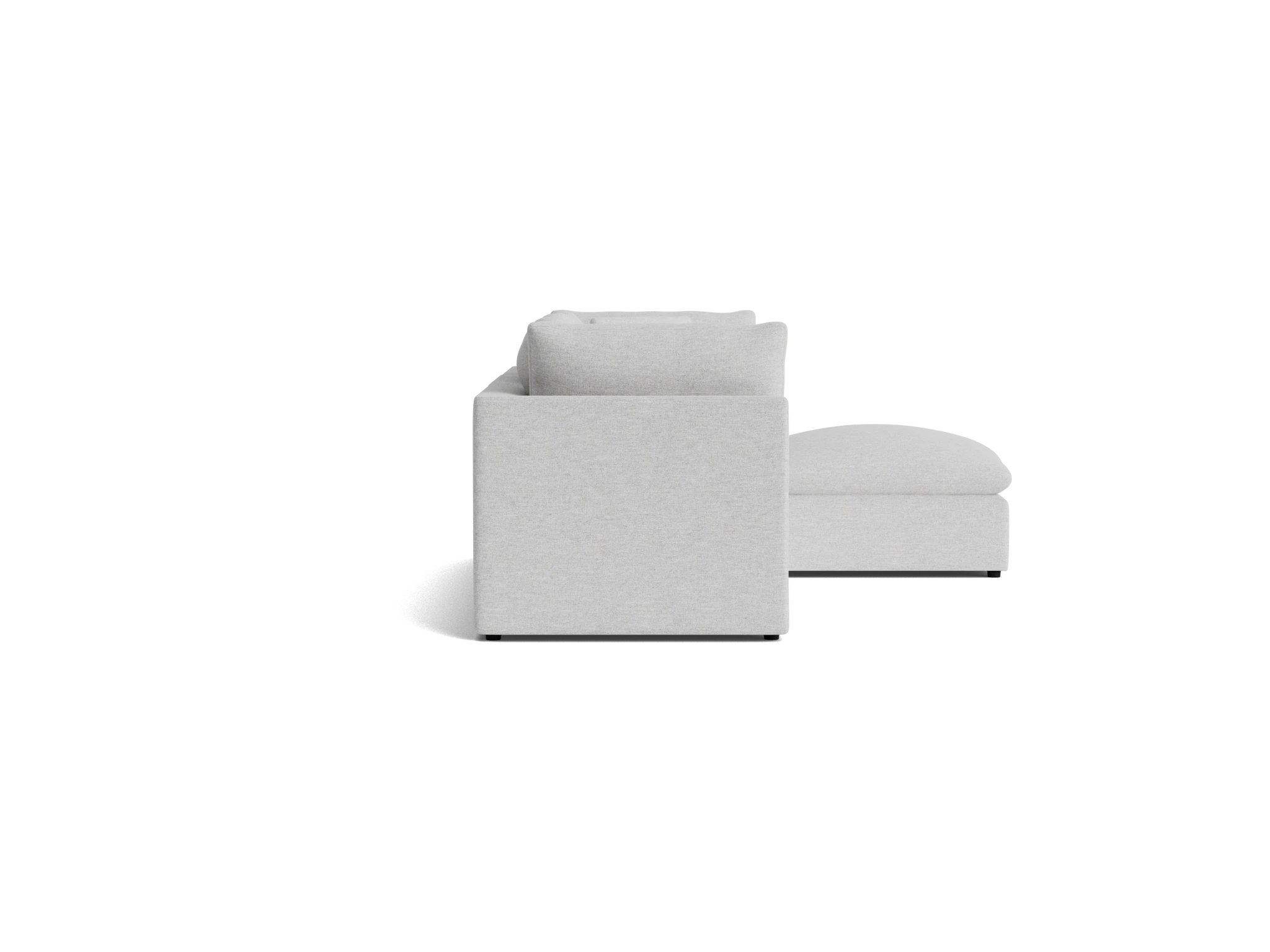 bryant petite modular sectional milo dove